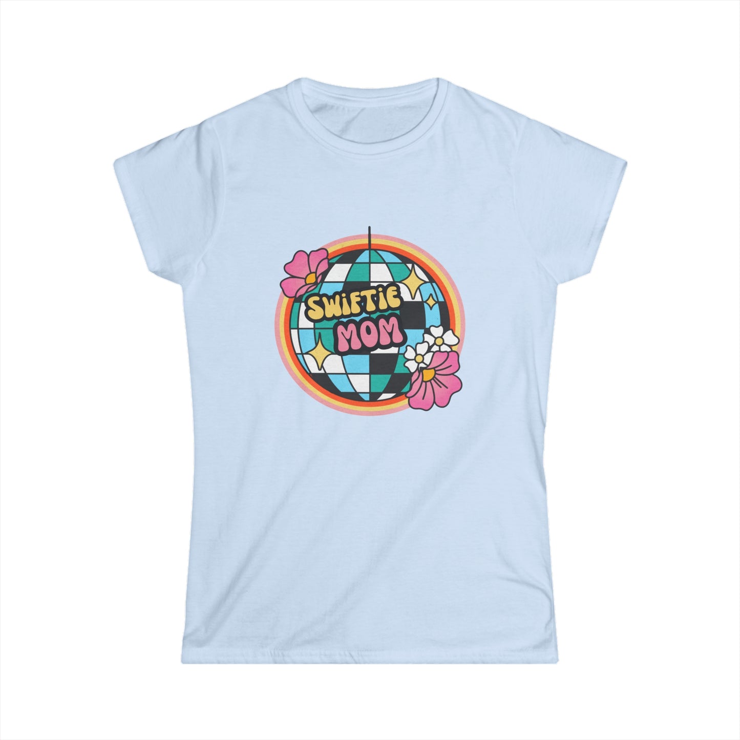 Swiftie Mom Womens Softstyle Tee, Mothers Day Gift for Taylor Swift Fan