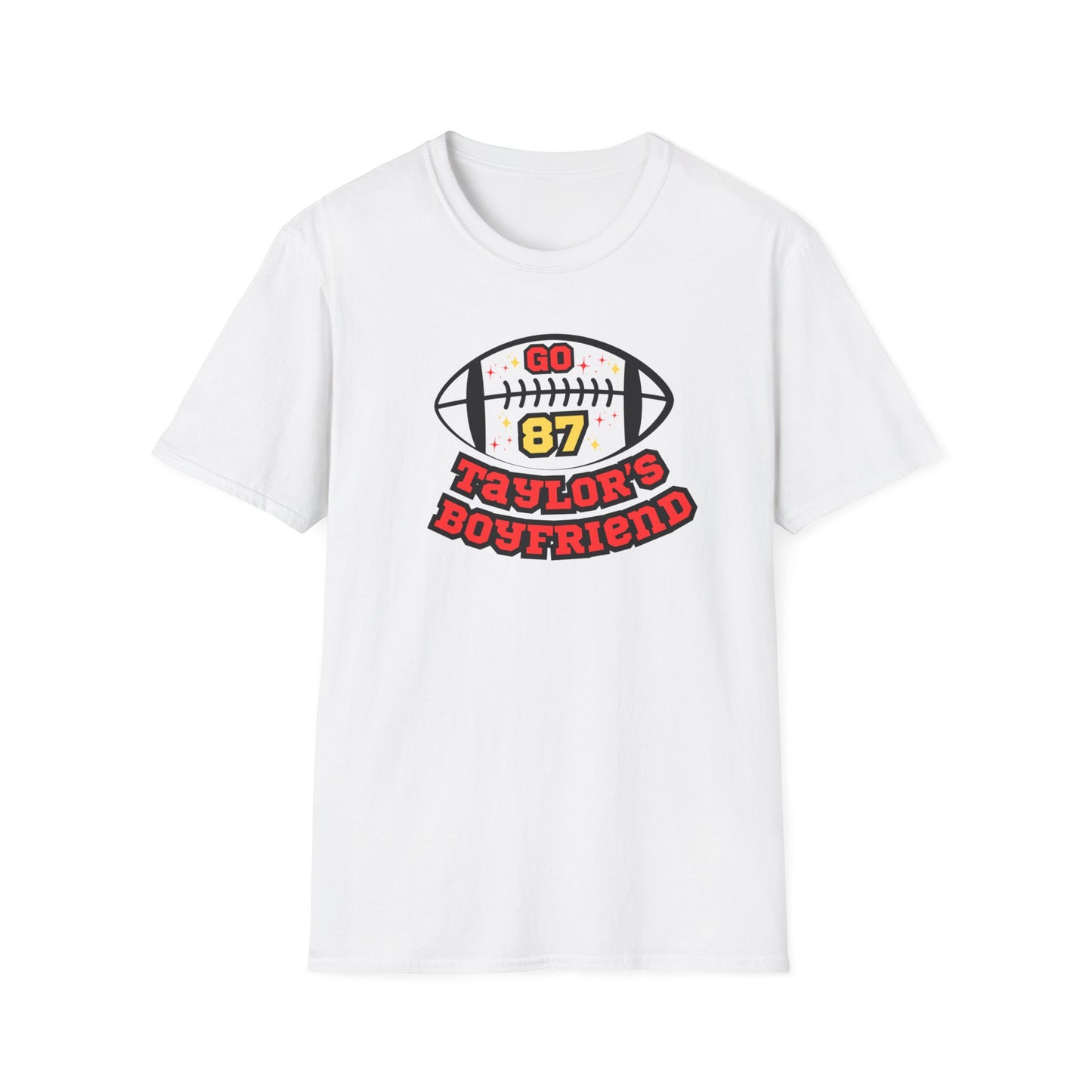 Go Taylors Boyfriend Unisex Softstyle T-Shirt, Taylor Travis Football Tee, Birthday Gift for Swiftie Friend, Valentines Gift for Swiftie