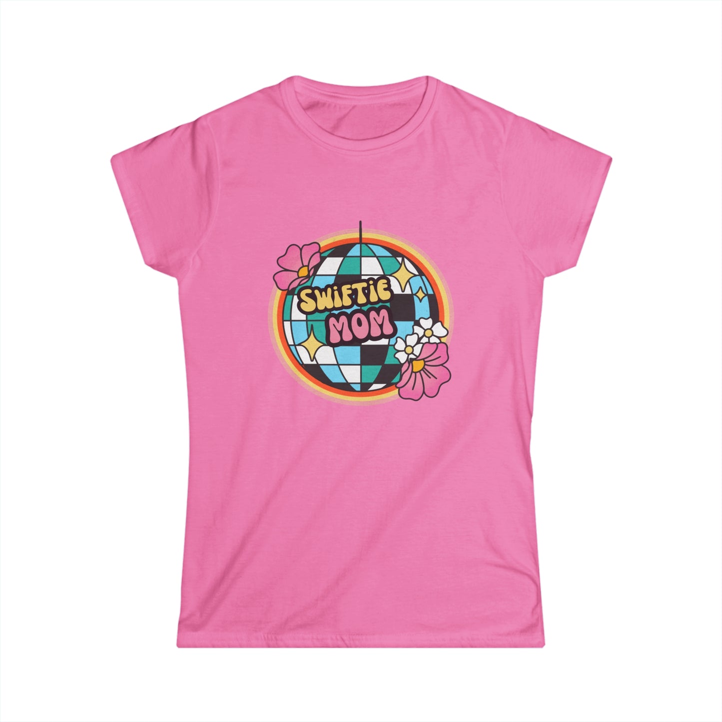 Swiftie Mom Womens Softstyle Tee, Mothers Day Gift for Taylor Swift Fan