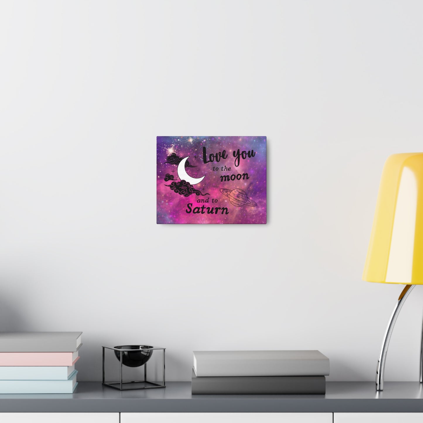Love You Galaxy 10x8 inch Canvas Gallery Wrap