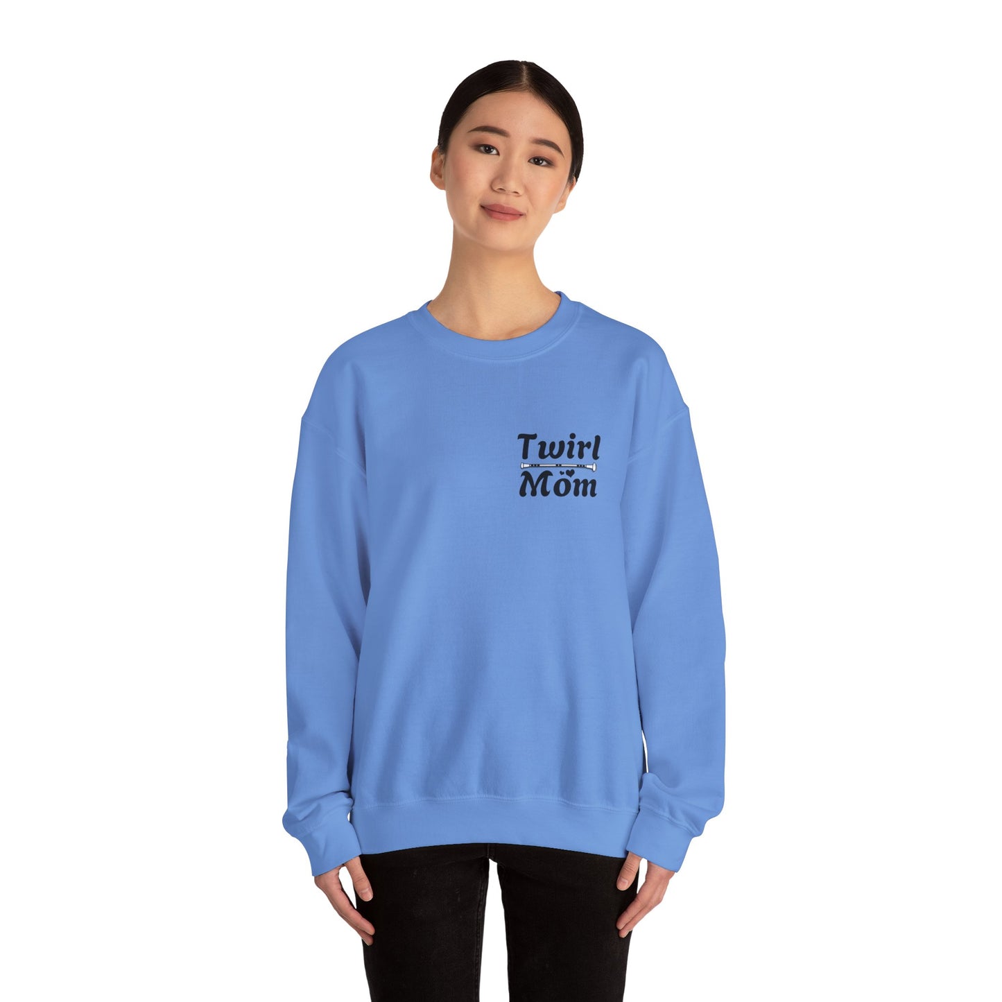 Twirl Mom Competition Sweatshirt, Baton Twirler Mom Gift, Crewneck Jumper, Twirl Mom Apparel, Twirler Mother Present, Twirl Shirt