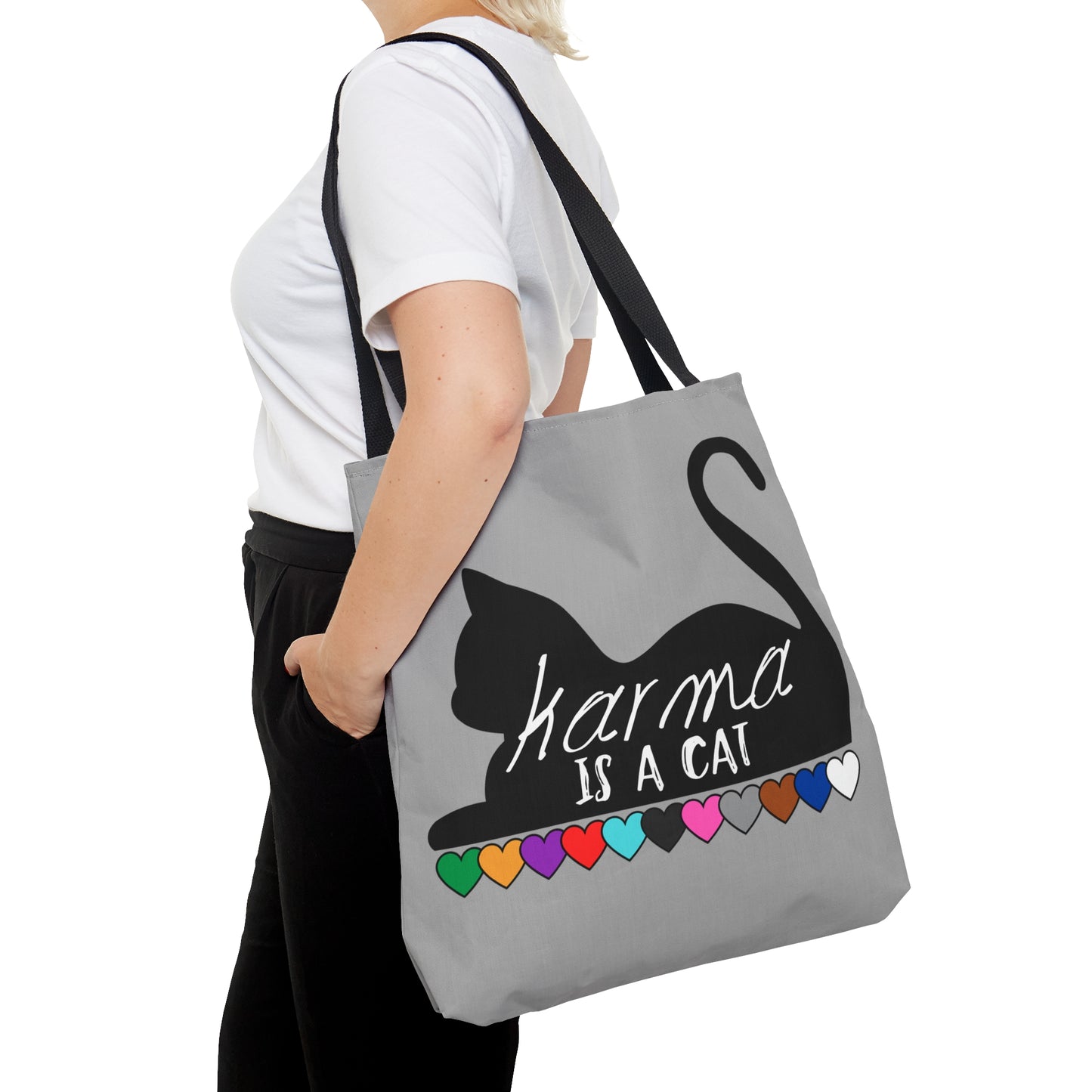 Karma is a Cat Swiftie Tote Bag, Swiftie Gift, Taylor Swift Fan Gift