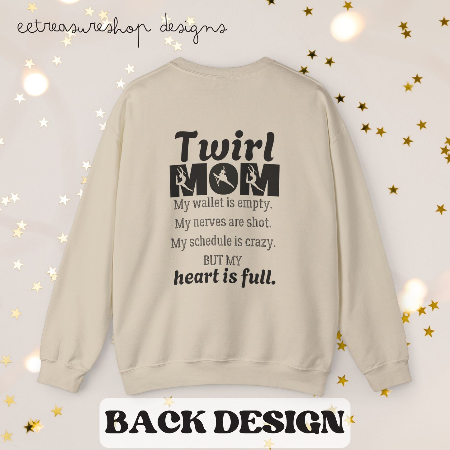 Twirl Mom Competition Sweatshirt, Baton Twirler Mom Gift, Crewneck Jumper, Twirl Mom Apparel, Twirler Mother Present, Twirl Shirt