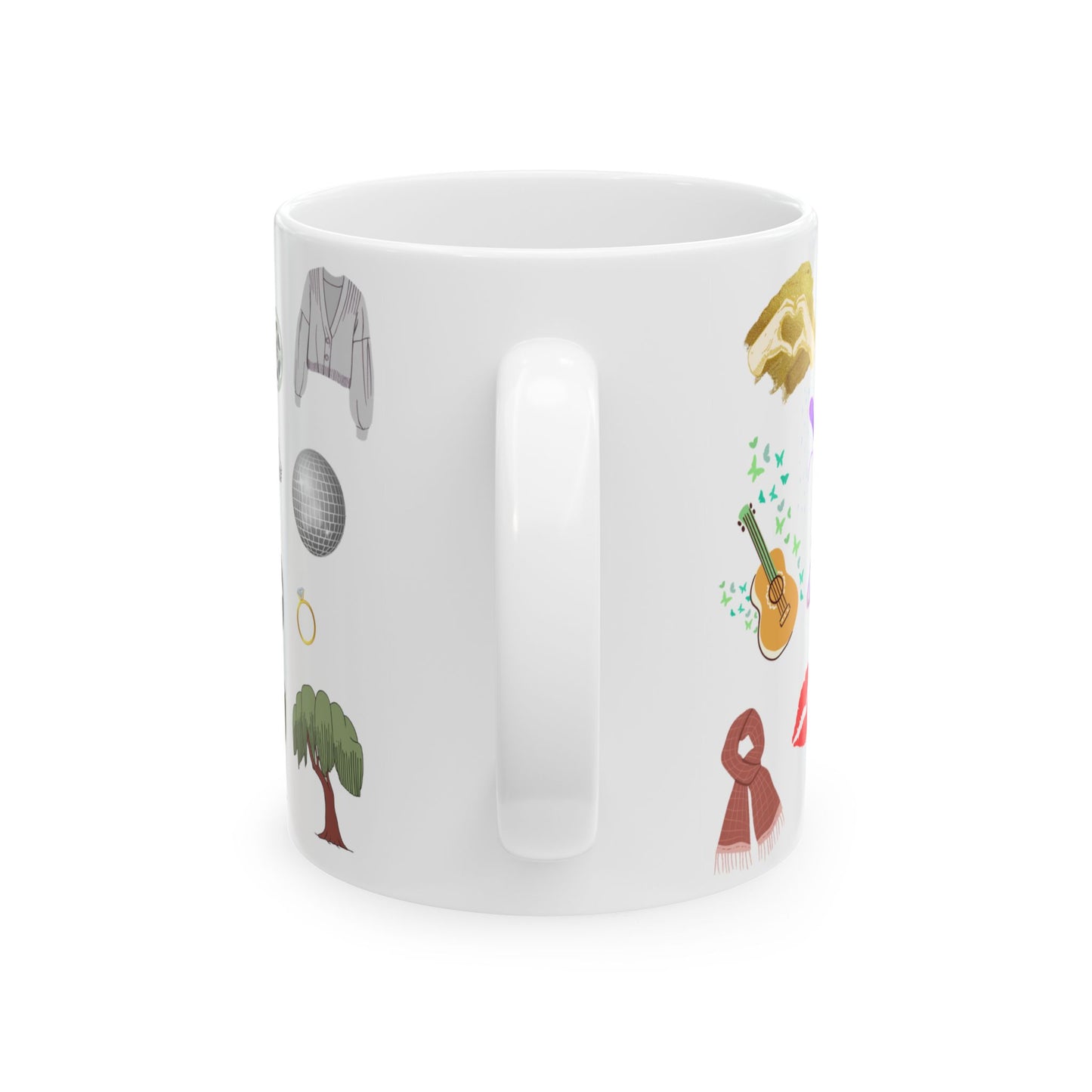In My Eras Era Swiftie Collage Ceramic Mug 11oz, Swiftie Coffee Cup, Swiftie Gift, Taylor Swift Fan Mug