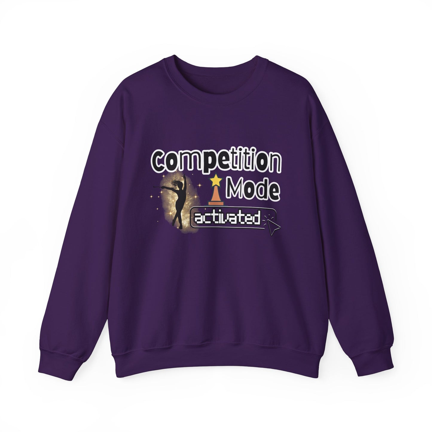 Competition Mode Activated Twirler Unisex Crewneck Sweatshirt, Baton Twirler Shirt, Twirler Gift