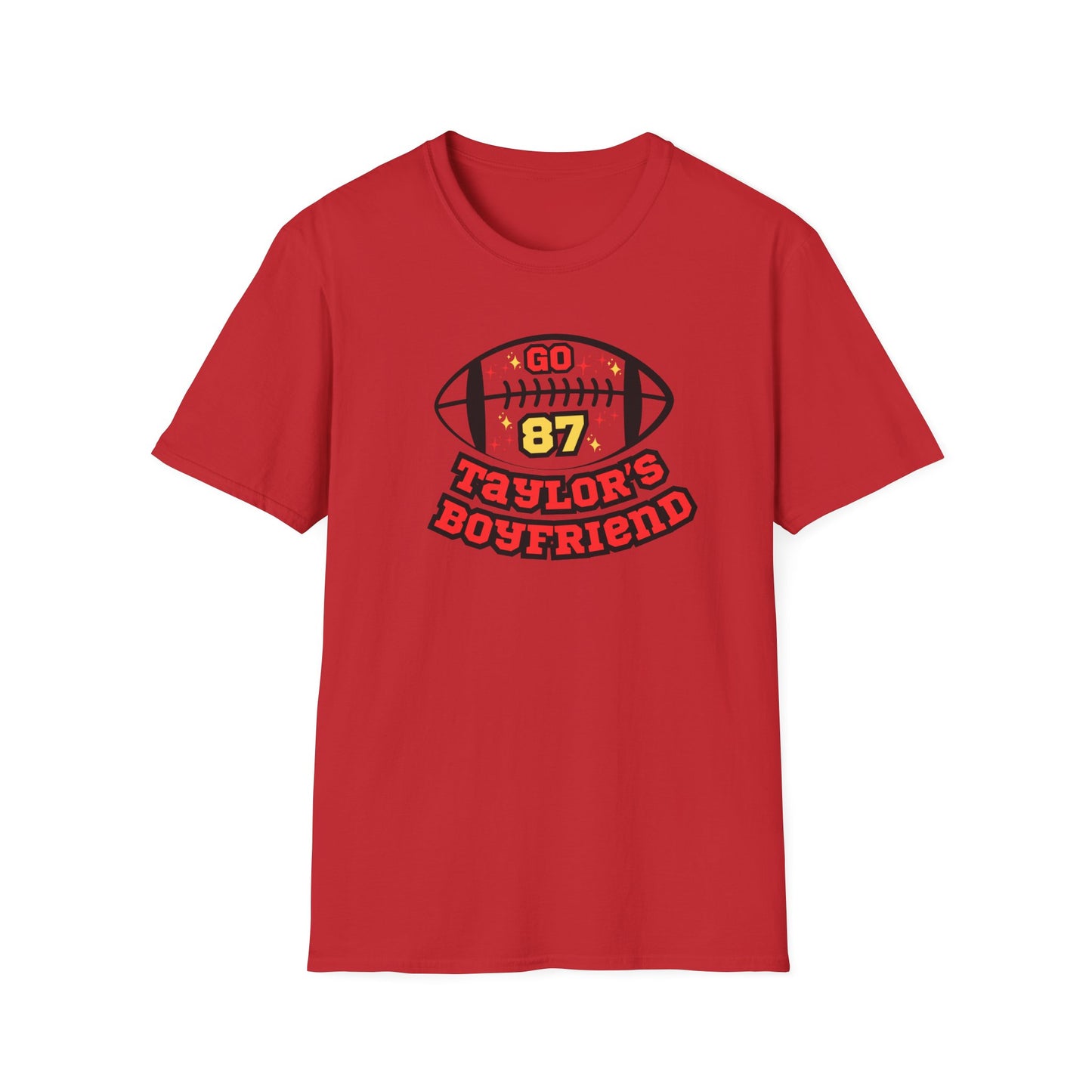 Go Taylors Boyfriend Unisex Softstyle T-Shirt, Taylor Travis Football Tee, Birthday Gift for Swiftie Friend, Valentines Gift for Swiftie