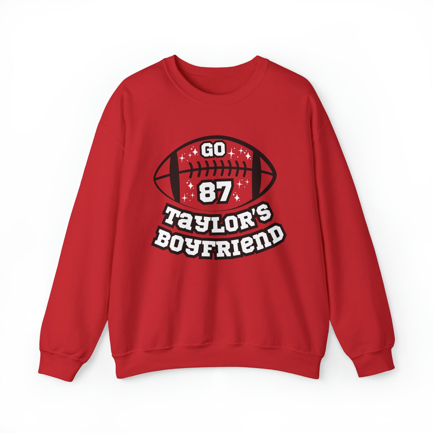 Go Taylor's Boyfriend Unisex Crewneck Sweatshirt, Swiftie Sweatshirt, Taylor Swift Fan Football Shirt, Swiftie Christmas Gift