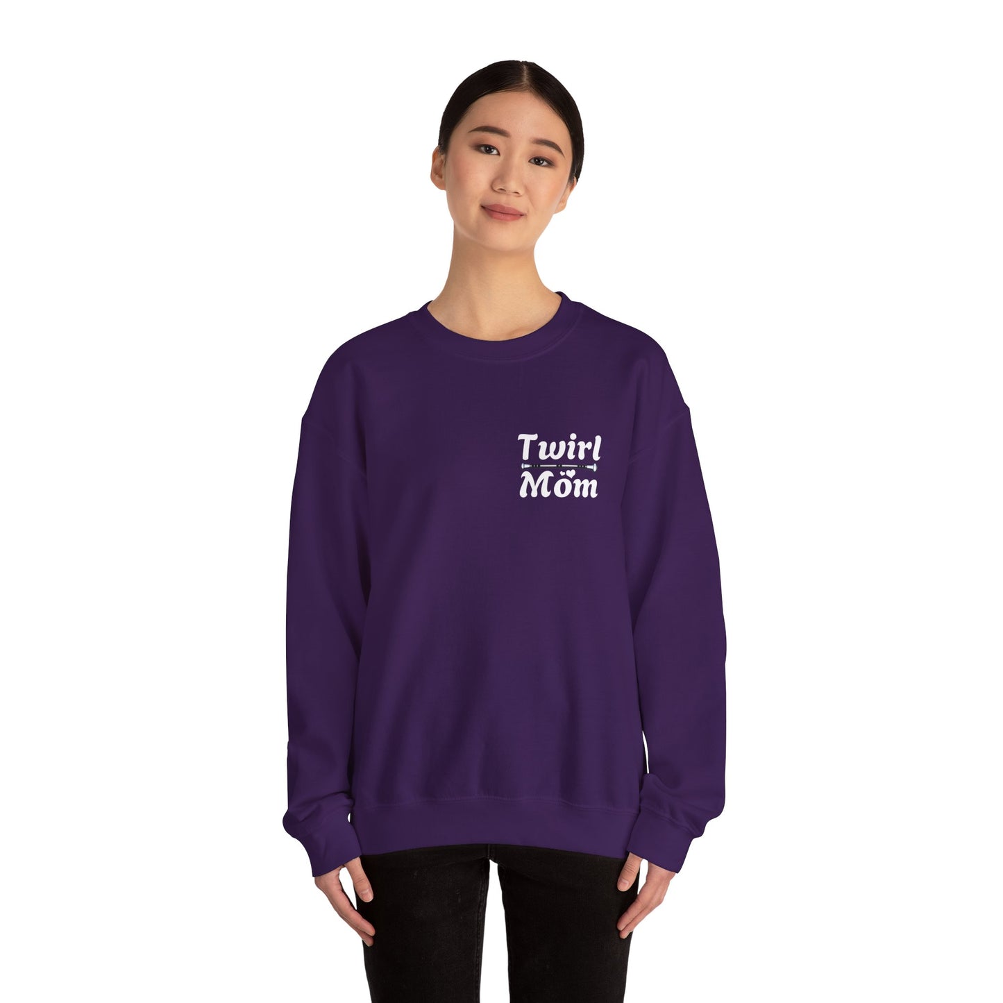 Twirl Mom Competition Sweatshirt, Baton Twirler Mom Gift, Crewneck Jumper, Twirl Mom Apparel, Twirler Mother Present, Twirl Shirt