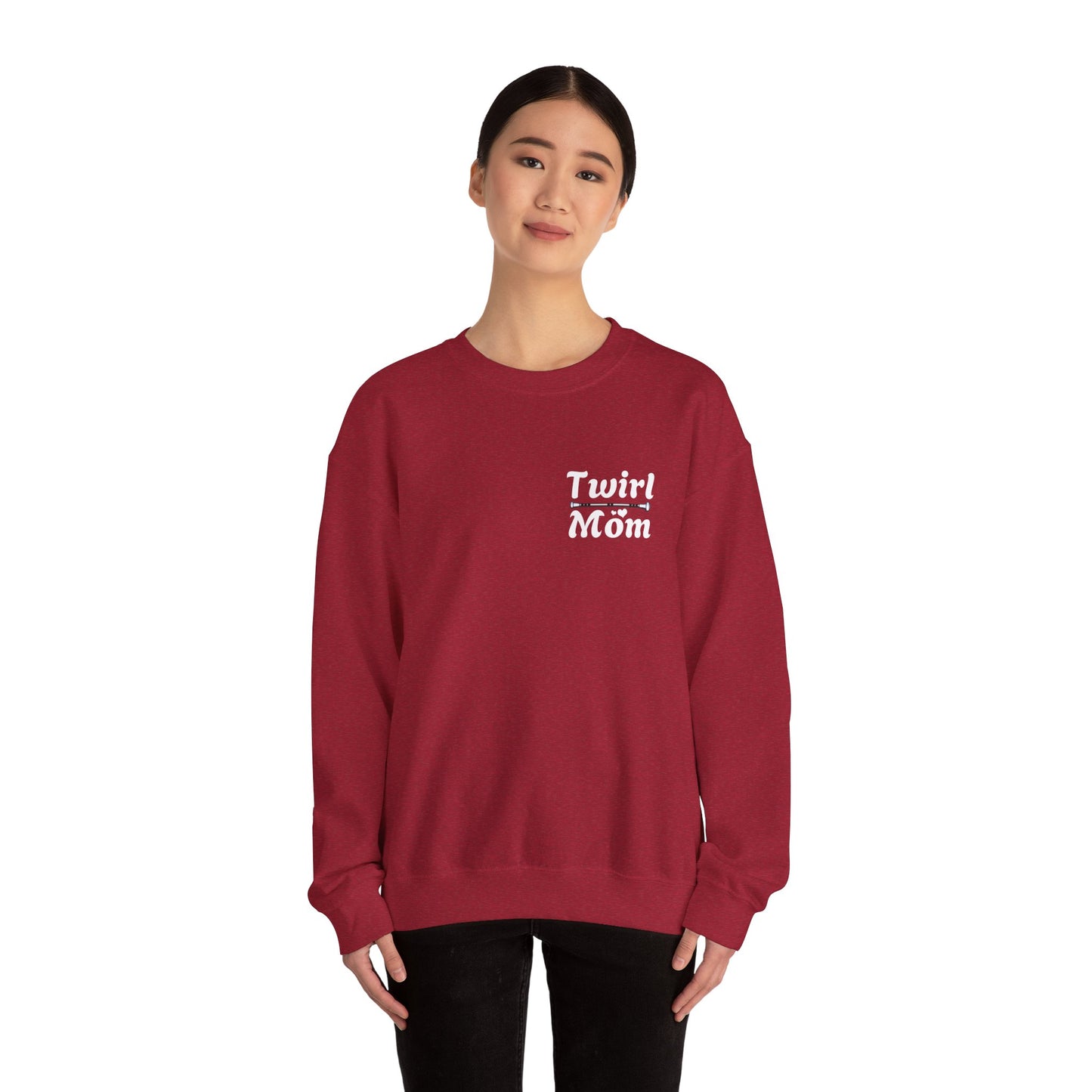 Twirl Mom Competition Sweatshirt, Baton Twirler Mom Gift, Crewneck Jumper, Twirl Mom Apparel, Twirler Mother Present, Twirl Shirt