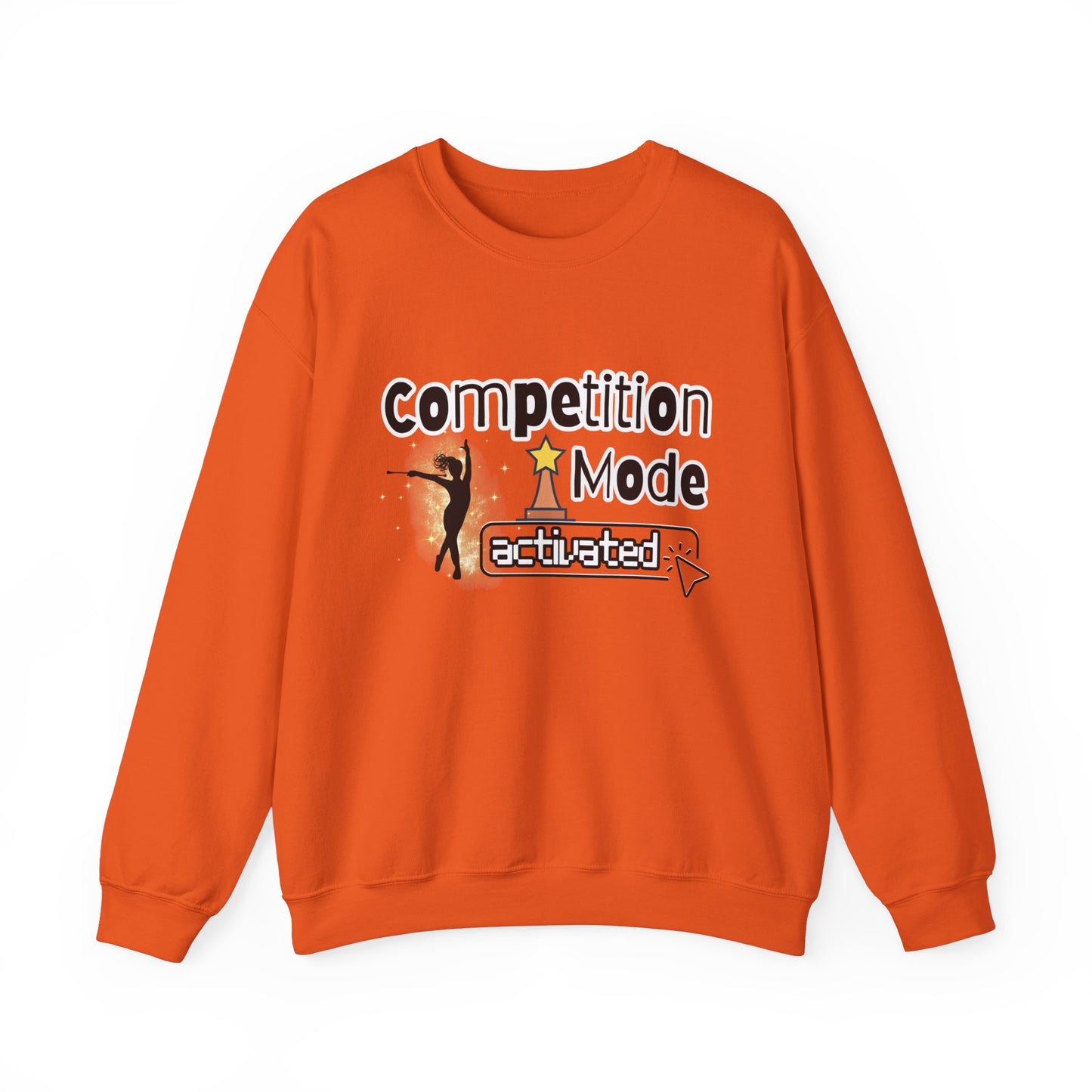 Competition Mode Activated Twirler Unisex Crewneck Sweatshirt, Baton Twirler Shirt, Twirler Gift