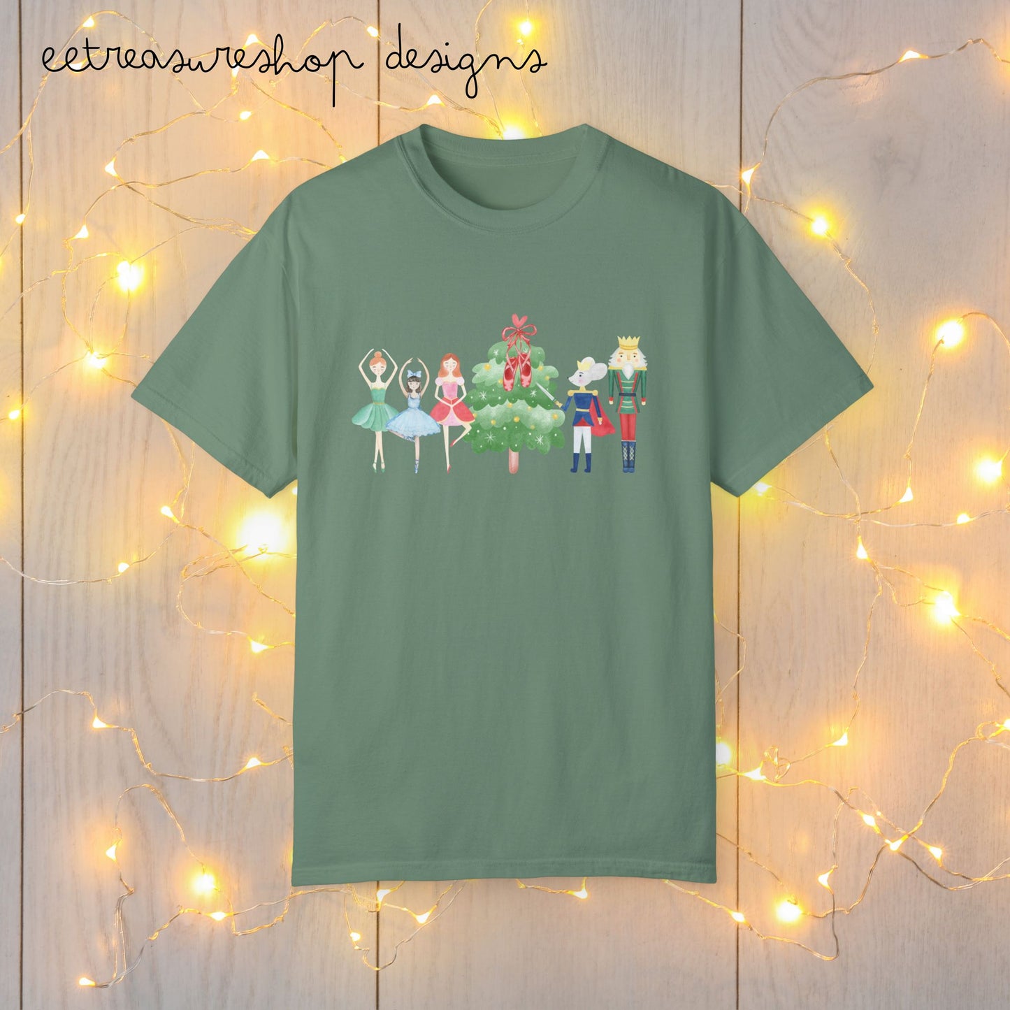 Nutcracker Christmas Unisex T-shirt, Holiday Season Tee, Festive Nutcracker Shirt, Christmas Party Apparel, Holiday Graphic Tee