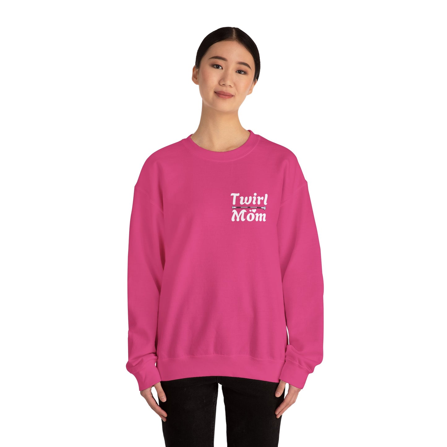 Twirl Mom Competition Sweatshirt, Baton Twirler Mom Gift, Crewneck Jumper, Twirl Mom Apparel, Twirler Mother Present, Twirl Shirt