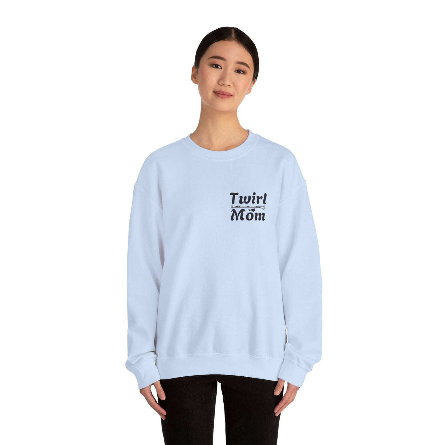 Twirl Mom Competition Sweatshirt, Baton Twirler Mom Gift, Crewneck Jumper, Twirl Mom Apparel, Twirler Mother Present, Twirl Shirt