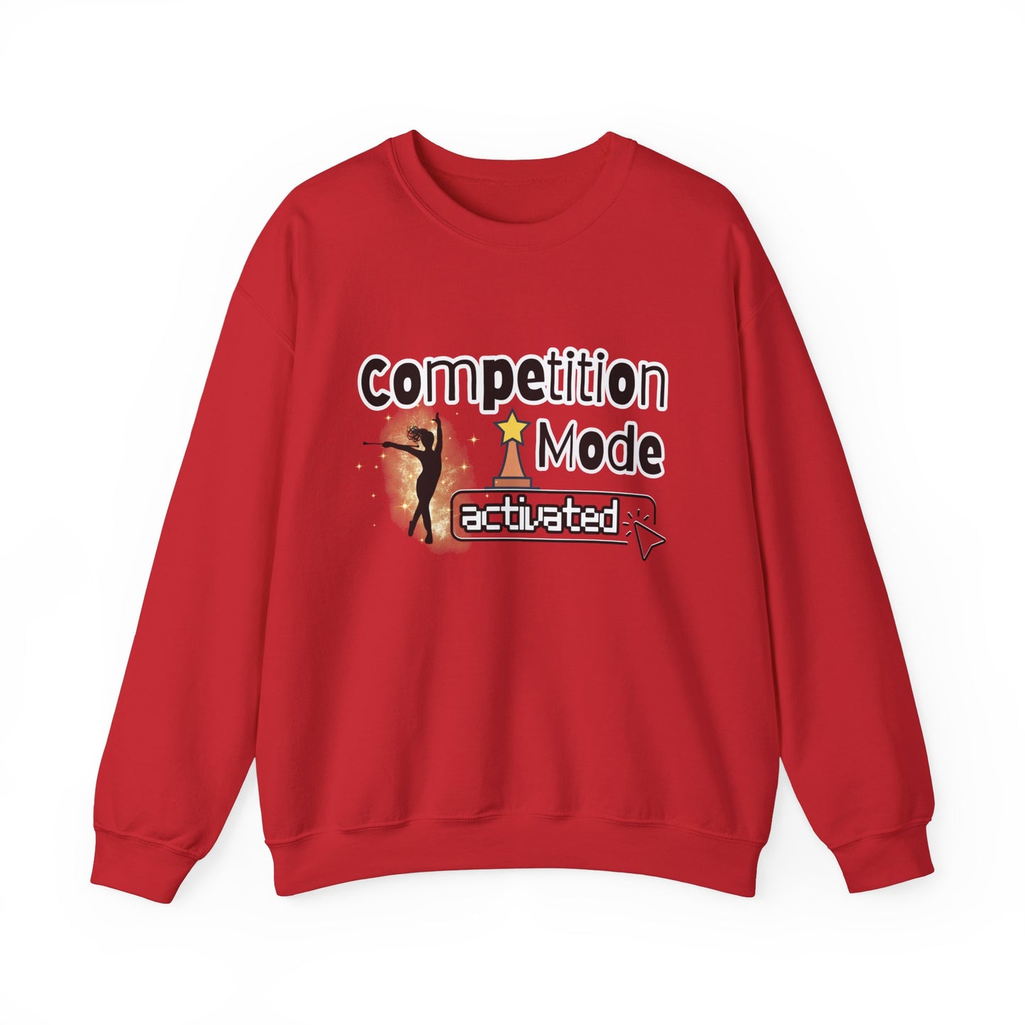 Competition Mode Activated Twirler Unisex Crewneck Sweatshirt, Baton Twirler Shirt, Twirler Gift