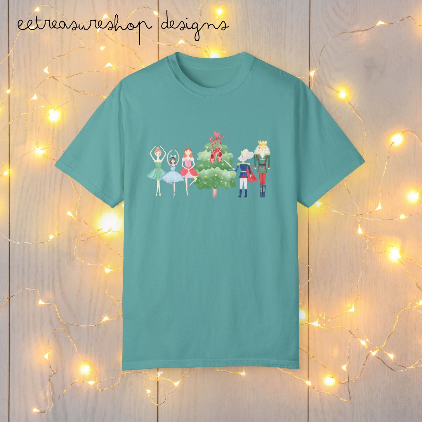 Nutcracker Christmas Unisex T-shirt, Holiday Season Tee, Festive Nutcracker Shirt, Christmas Party Apparel, Holiday Graphic Tee