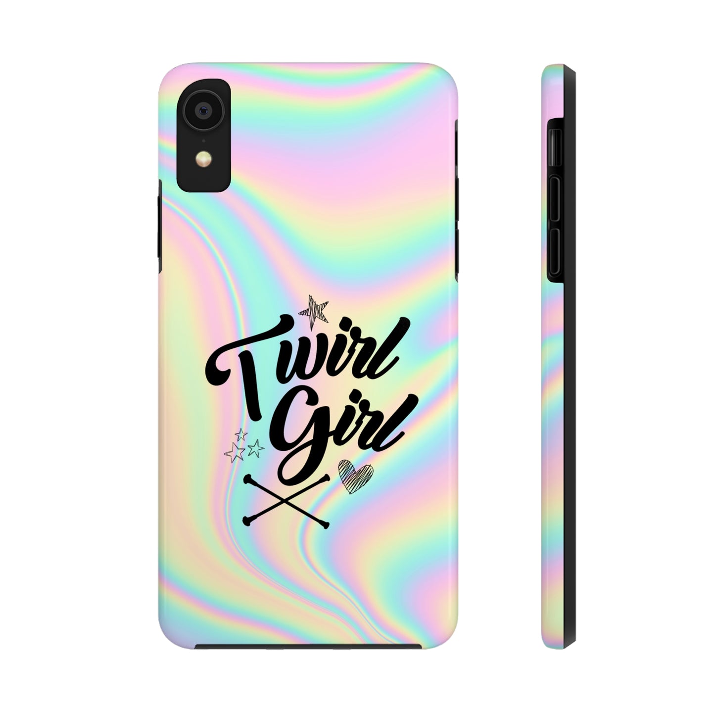 Twirl Girl Phone Case for iPhone, Baton Twirler Phone Case, Twirler Gift