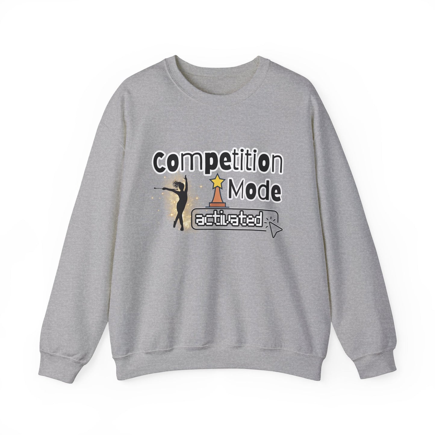 Competition Mode Activated Twirler Unisex Crewneck Sweatshirt, Baton Twirler Shirt, Twirler Gift