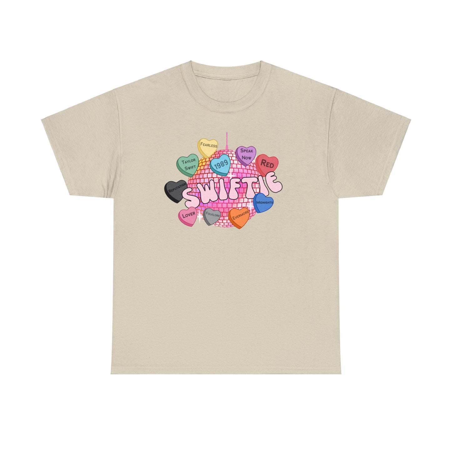 Swiftie Candy Hearts Unisex Unisex Heavy Cotton Tee Valentines Day T-Shirt