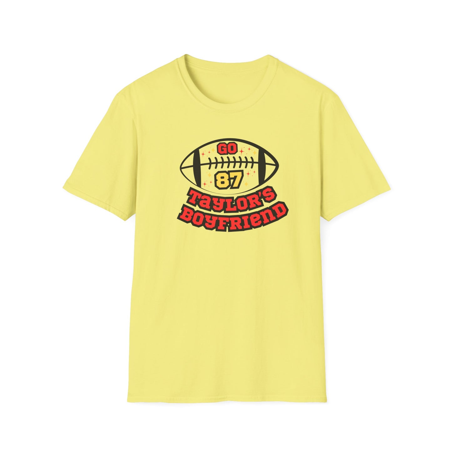 Go Taylors Boyfriend Unisex Softstyle T-Shirt, Taylor Travis Football Tee, Birthday Gift for Swiftie Friend, Valentines Gift for Swiftie