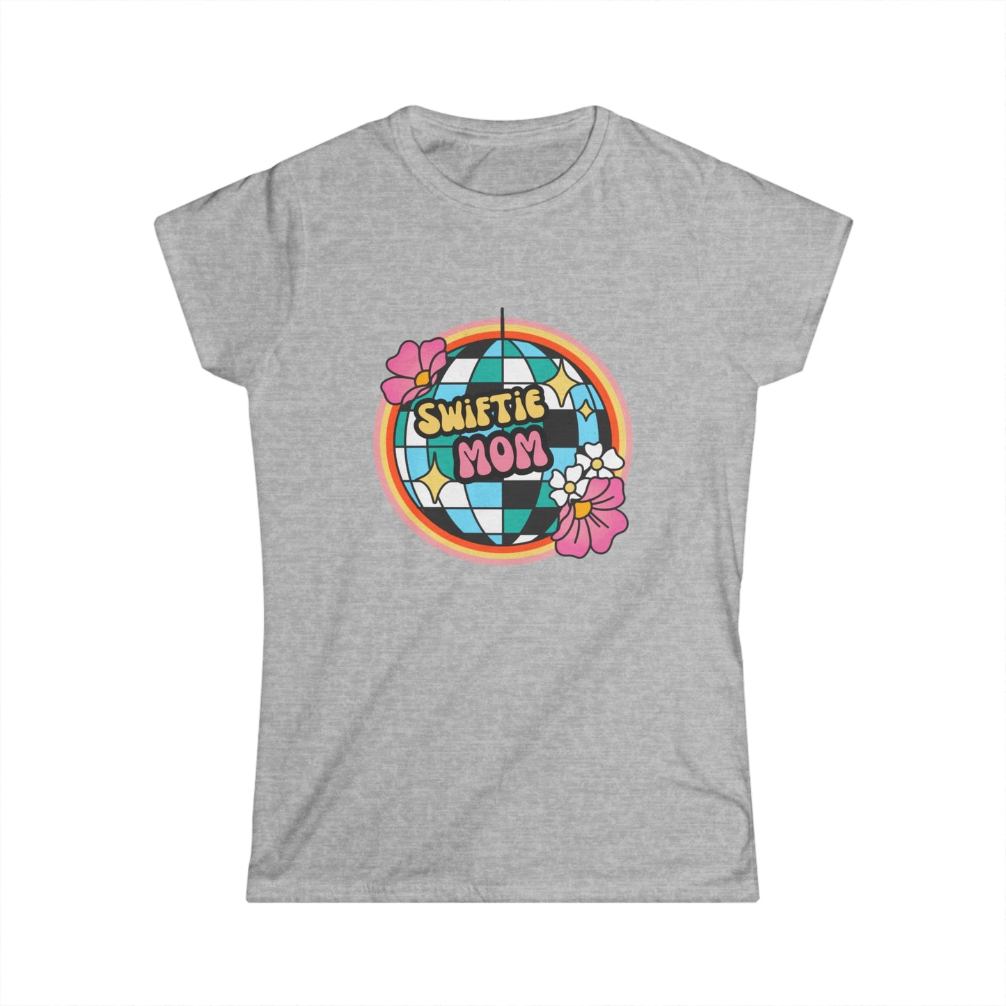 Swiftie Mom Womens Softstyle Tee, Mothers Day Gift for Taylor Swift Fan