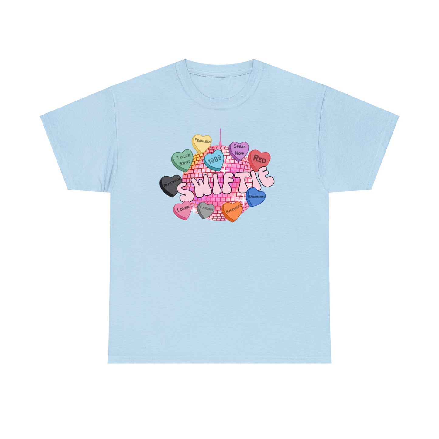 Swiftie Candy Hearts Unisex Unisex Heavy Cotton Tee Valentines Day T-Shirt