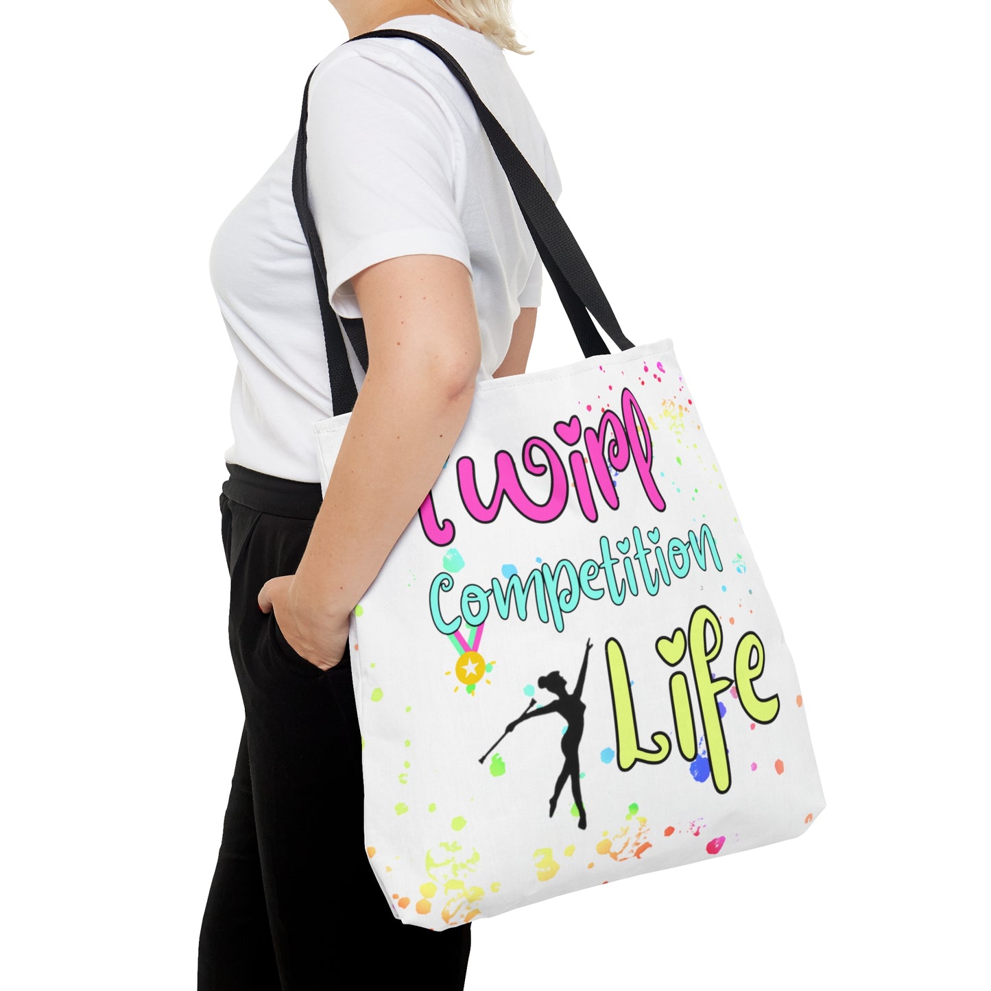 Twirl Competition Life Baton Twirler Tote Bag, Twirler Gift, Twirl Mom Gift