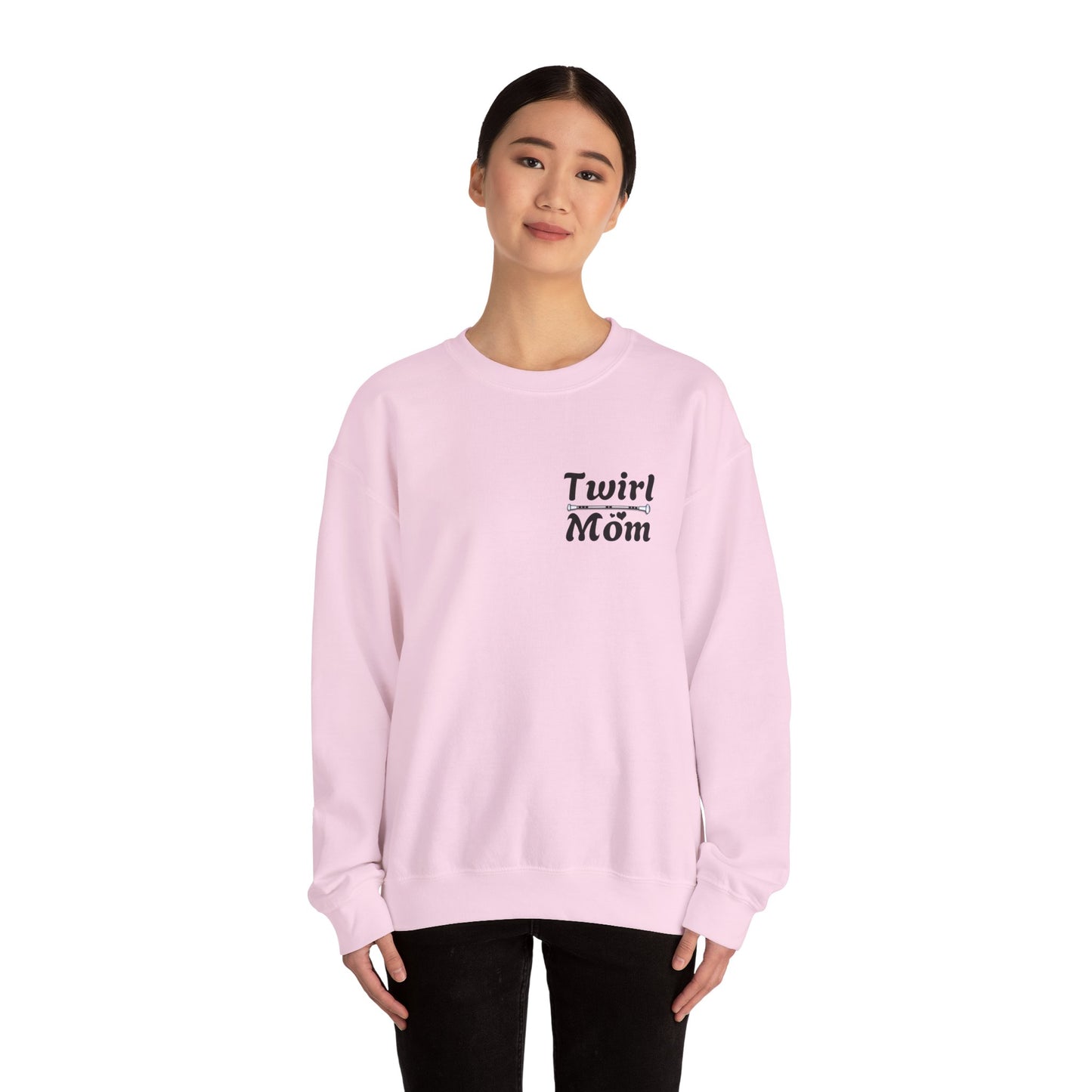 Twirl Mom Competition Sweatshirt, Baton Twirler Mom Gift, Crewneck Jumper, Twirl Mom Apparel, Twirler Mother Present, Twirl Shirt