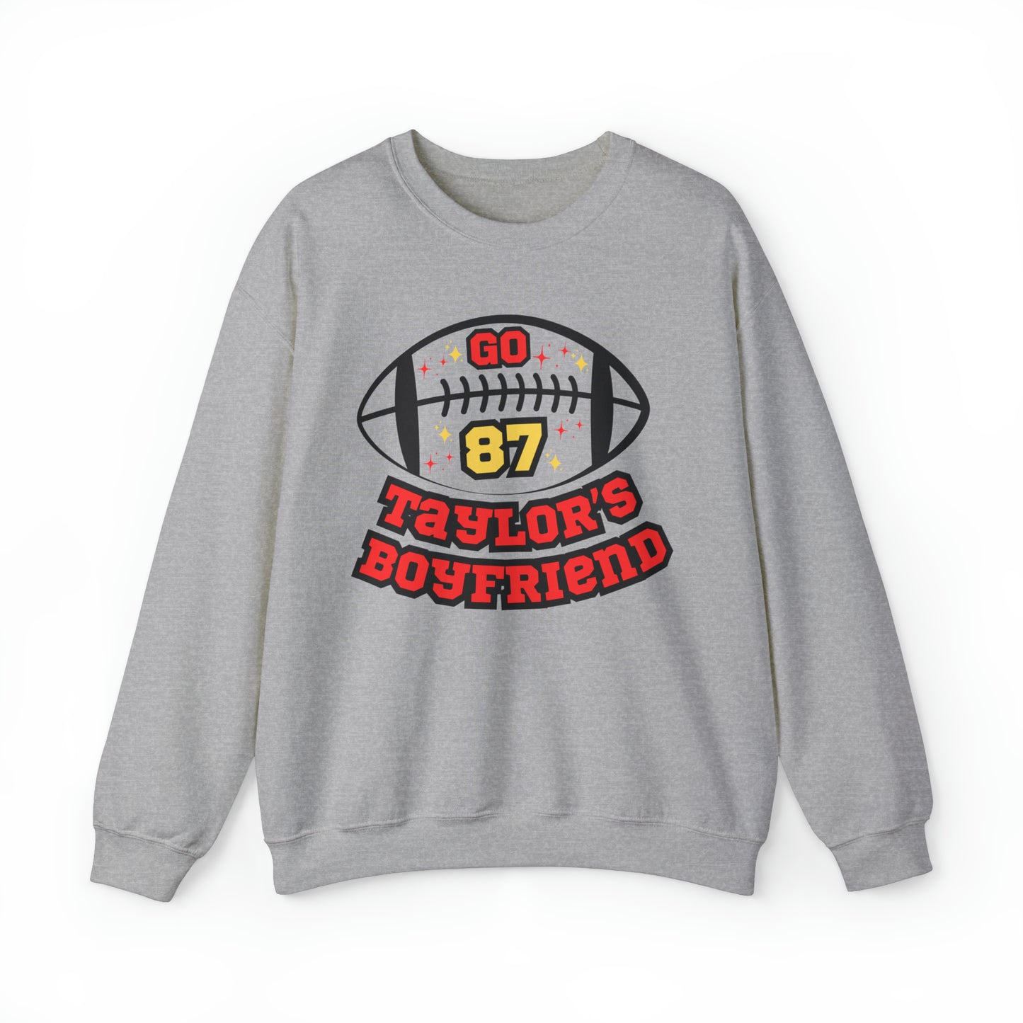Go Taylor's Boyfriend Unisex Crewneck Sweatshirt, Swiftie Sweatshirt, Taylor Swift Fan Football Shirt, Swiftie Christmas Gift