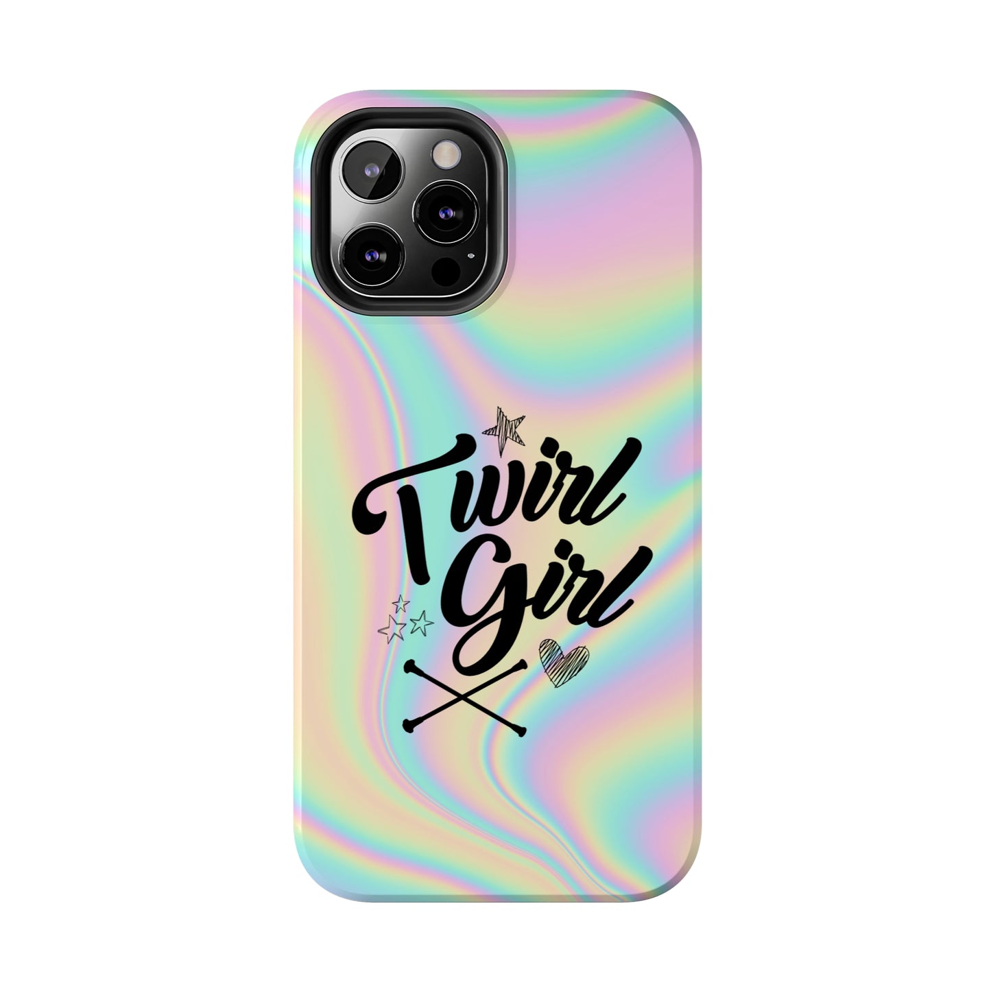 Twirl Girl Phone Case for iPhone, Baton Twirler Phone Case, Twirler Gift