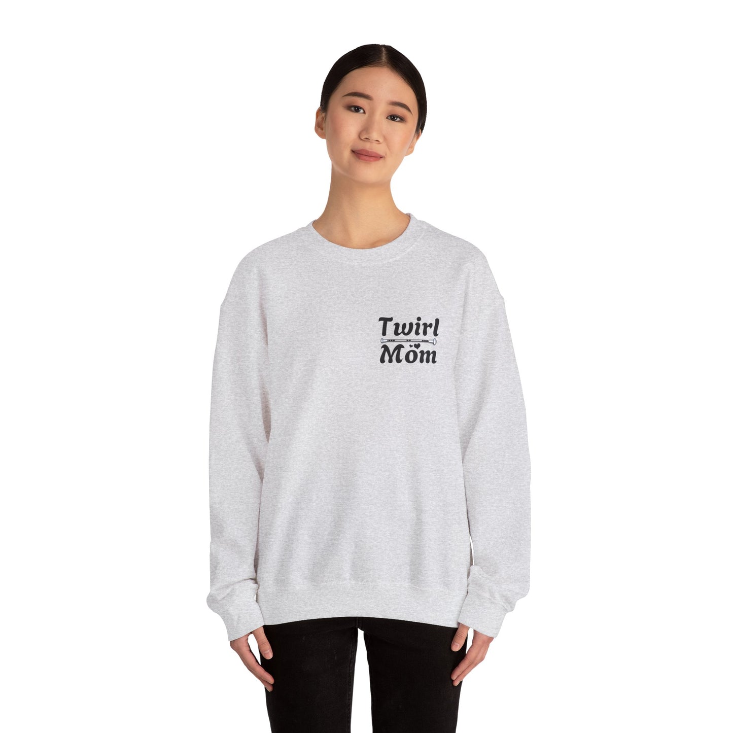 Twirl Mom Competition Sweatshirt, Baton Twirler Mom Gift, Crewneck Jumper, Twirl Mom Apparel, Twirler Mother Present, Twirl Shirt