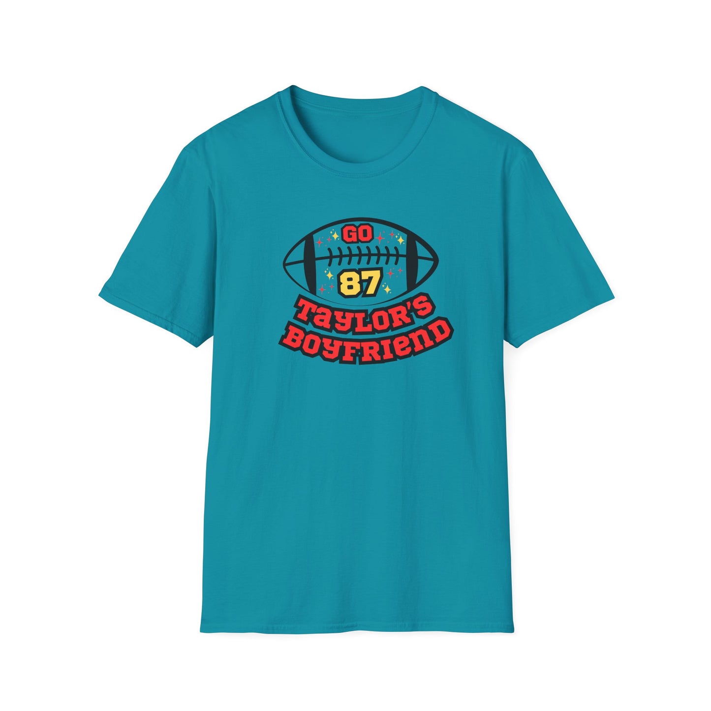 Go Taylors Boyfriend Unisex Softstyle T-Shirt, Taylor Travis Football Tee, Birthday Gift for Swiftie Friend, Valentines Gift for Swiftie
