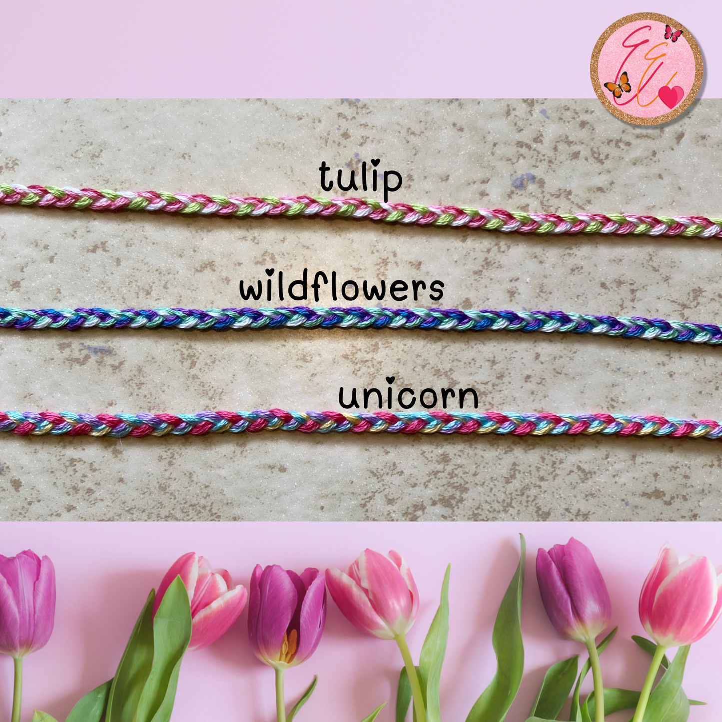 Custom Thread Braided Waterproof Anklets