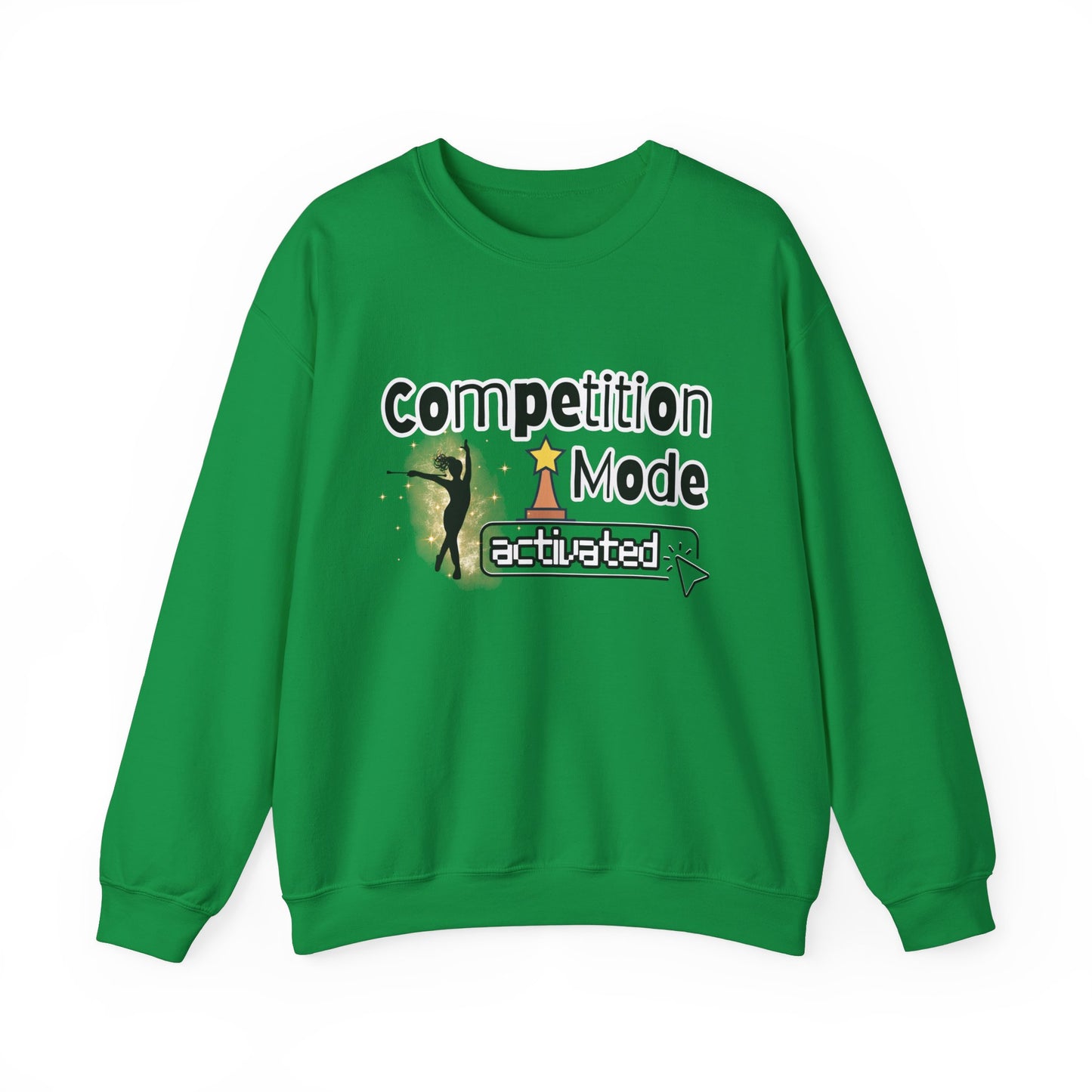 Competition Mode Activated Twirler Unisex Crewneck Sweatshirt, Baton Twirler Shirt, Twirler Gift