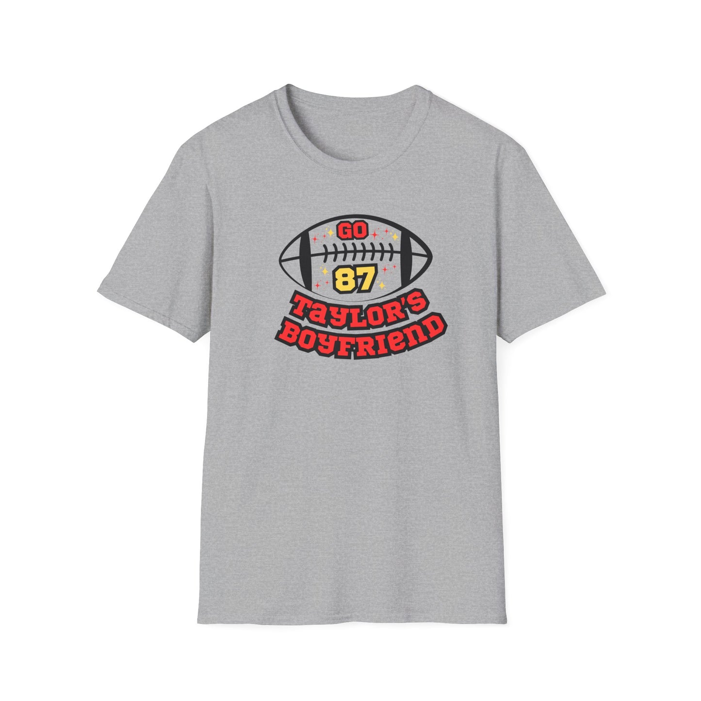 Go Taylors Boyfriend Unisex Softstyle T-Shirt, Taylor Travis Football Tee, Birthday Gift for Swiftie Friend, Valentines Gift for Swiftie