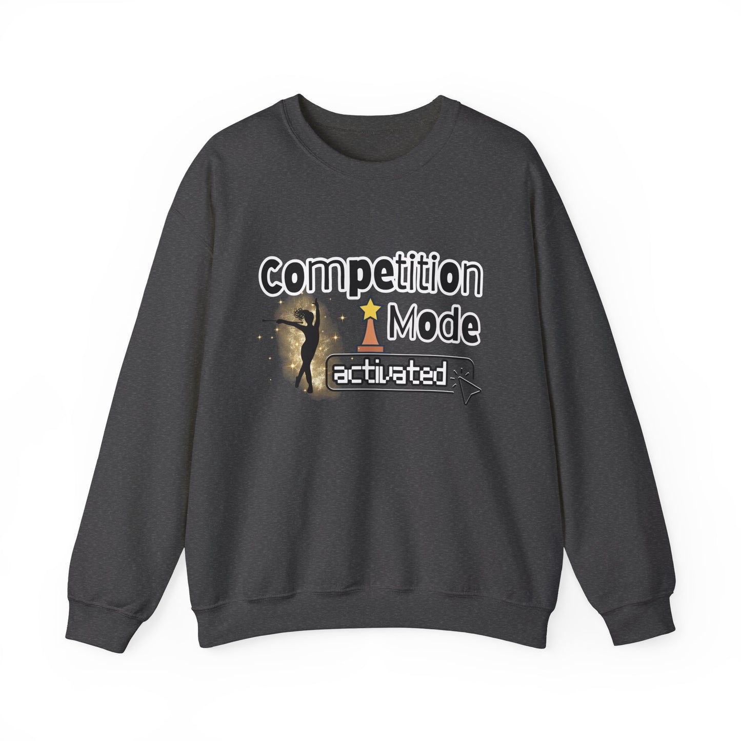 Competition Mode Activated Twirler Unisex Crewneck Sweatshirt, Baton Twirler Shirt, Twirler Gift