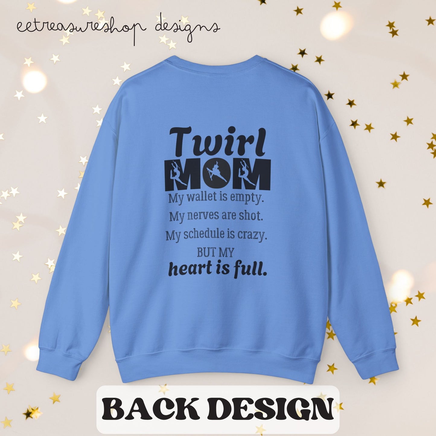 Twirl Mom Competition Sweatshirt, Baton Twirler Mom Gift, Crewneck Jumper, Twirl Mom Apparel, Twirler Mother Present, Twirl Shirt