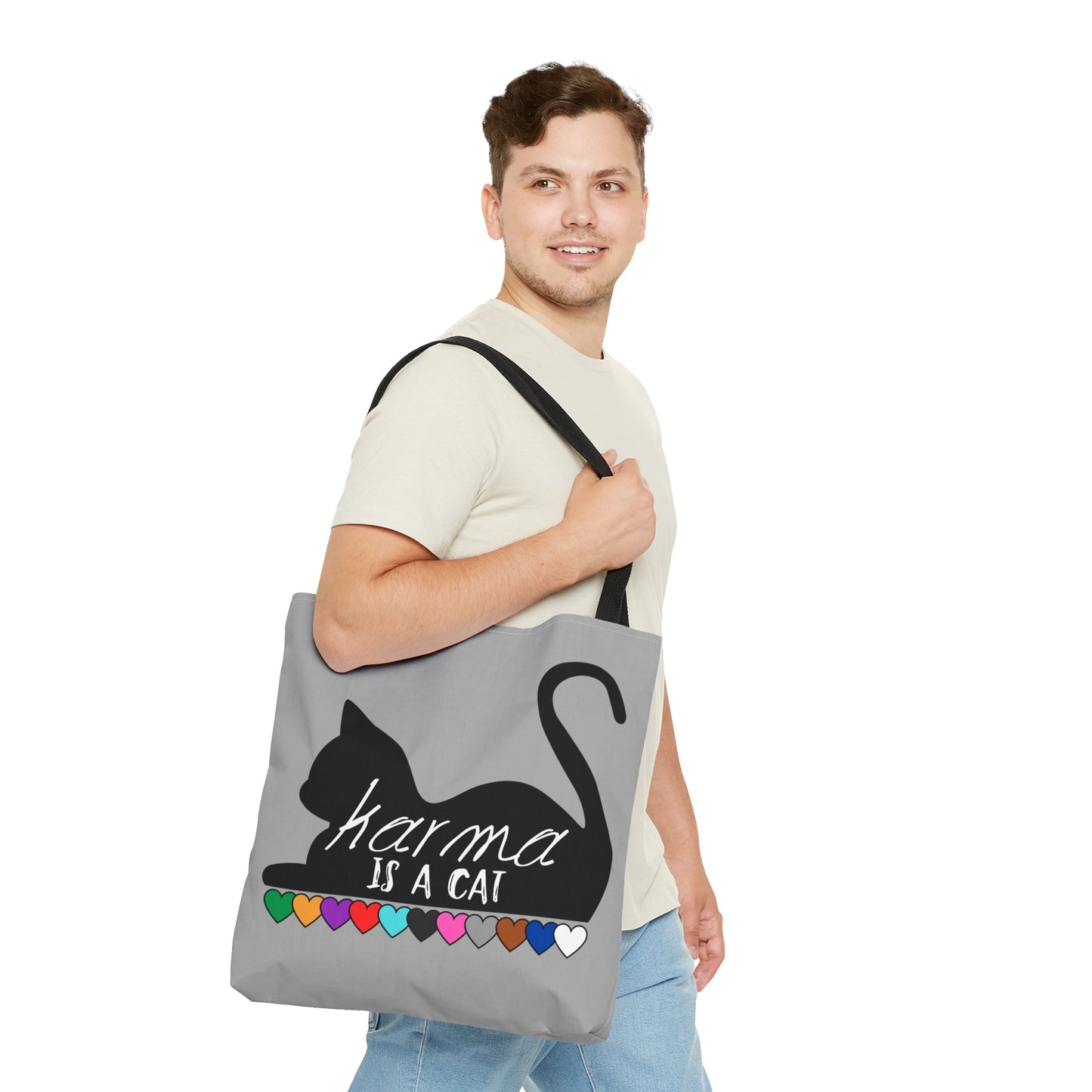 Karma is a Cat Swiftie Tote Bag, Swiftie Gift, Taylor Swift Fan Gift