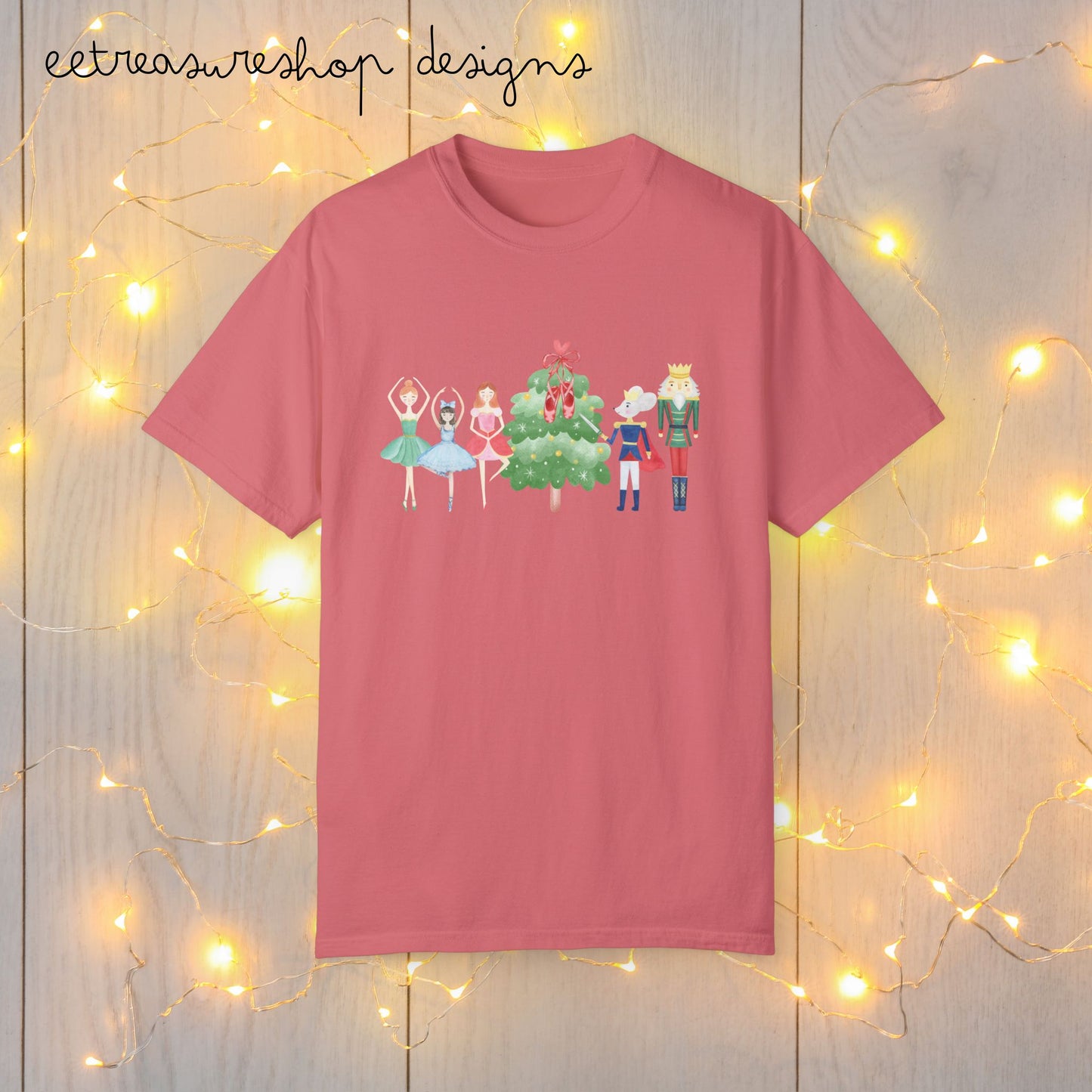 Nutcracker Christmas Unisex T-shirt, Holiday Season Tee, Festive Nutcracker Shirt, Christmas Party Apparel, Holiday Graphic Tee