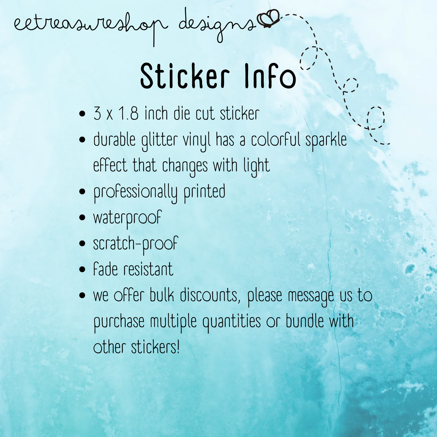Go Taylor’s Boyfriend Swiftie Taylor Swift Inspired Holographic Waterproof Glitter Vinyl Sticker