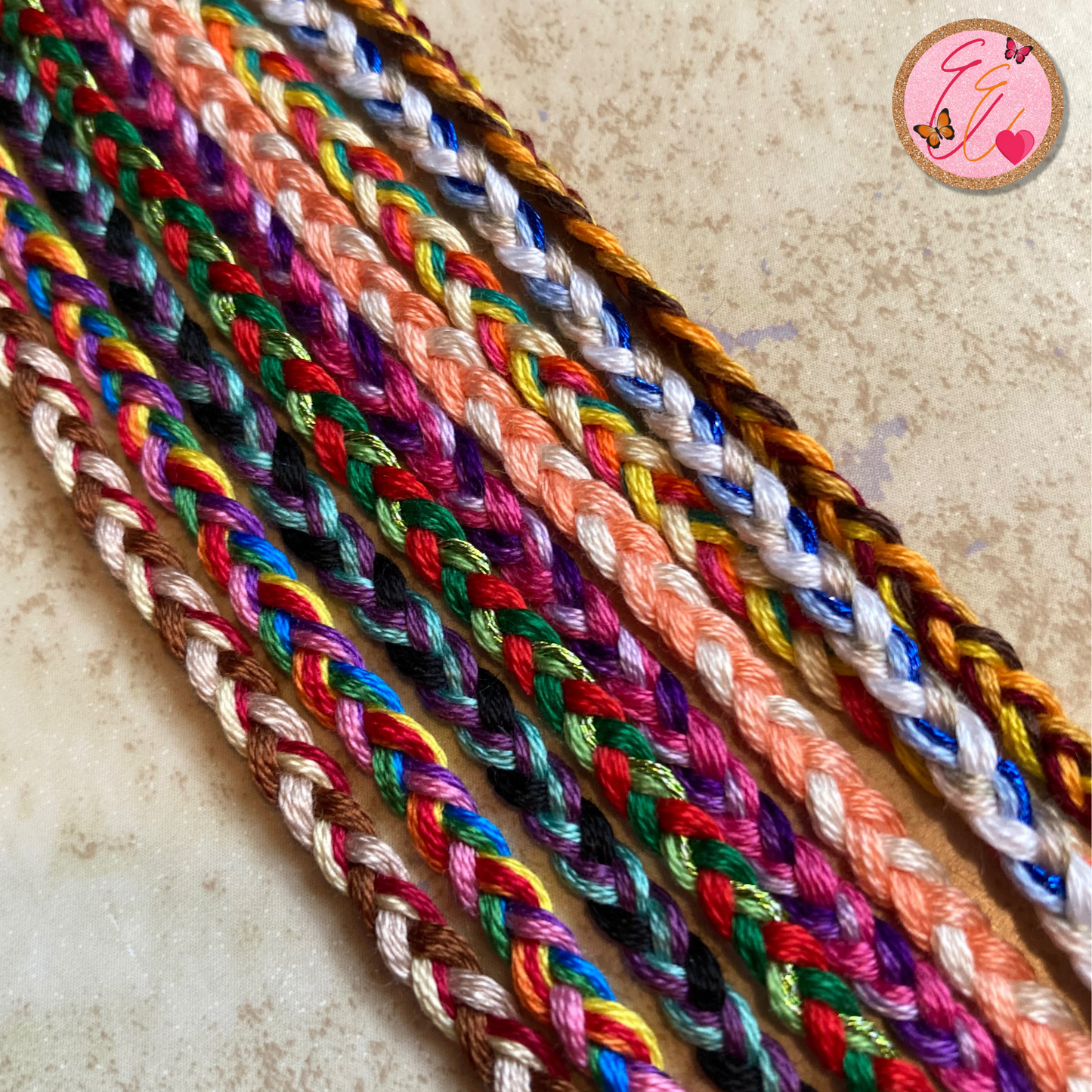 Custom Thread Braided Waterproof Anklets