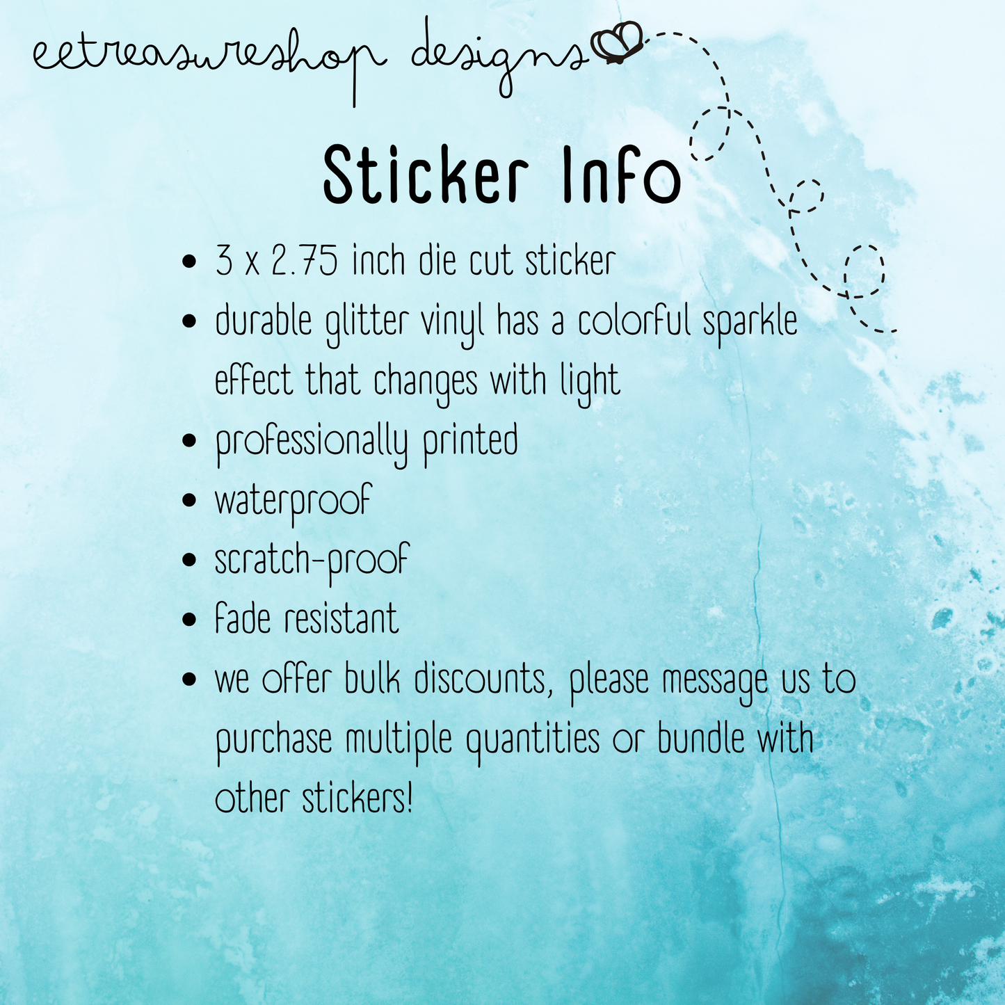 Eat Sleep Spin Repeat Color Guard Holographic Waterproof Vinyl Glitter Sticker