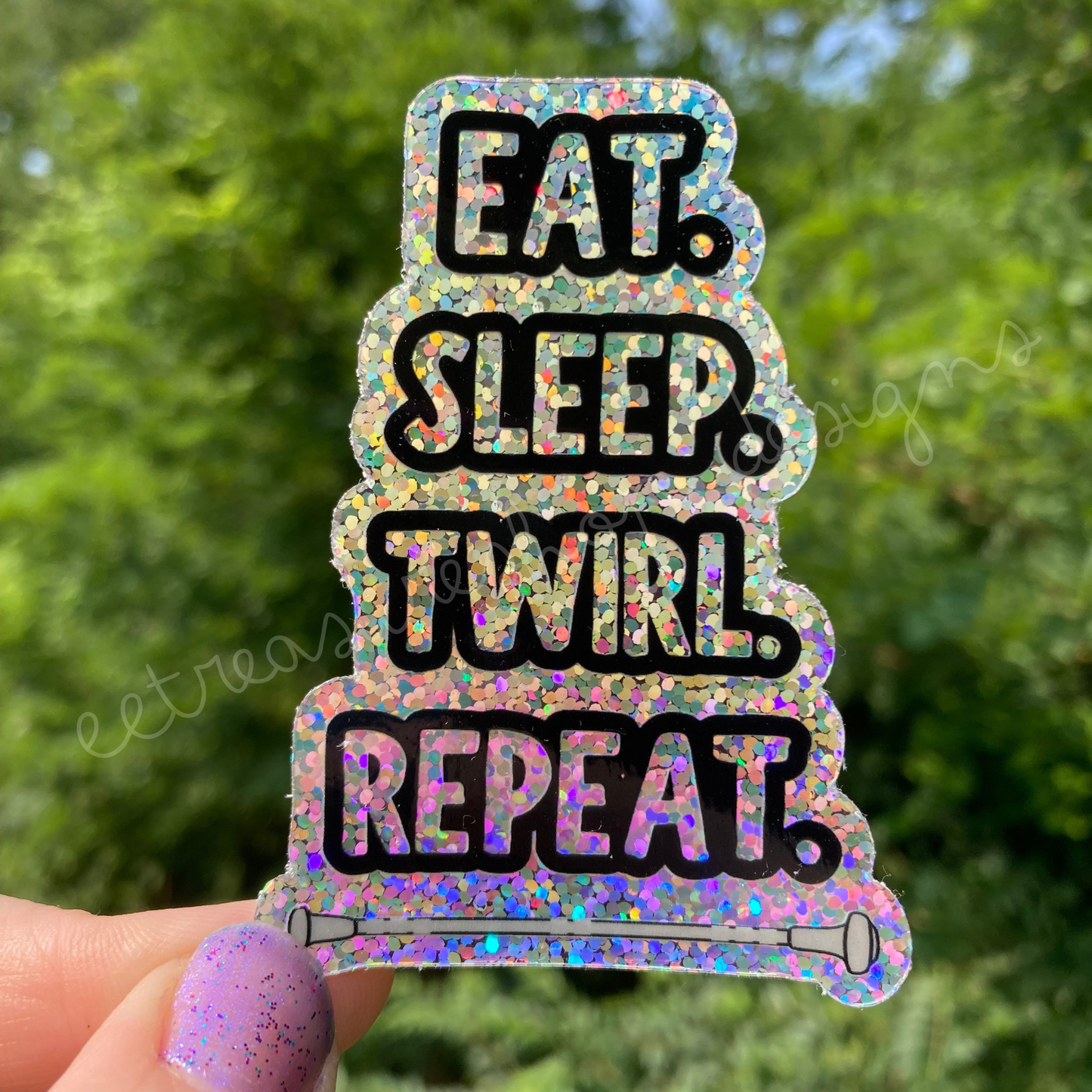 Baton Twirler 8 Sticker Bundle