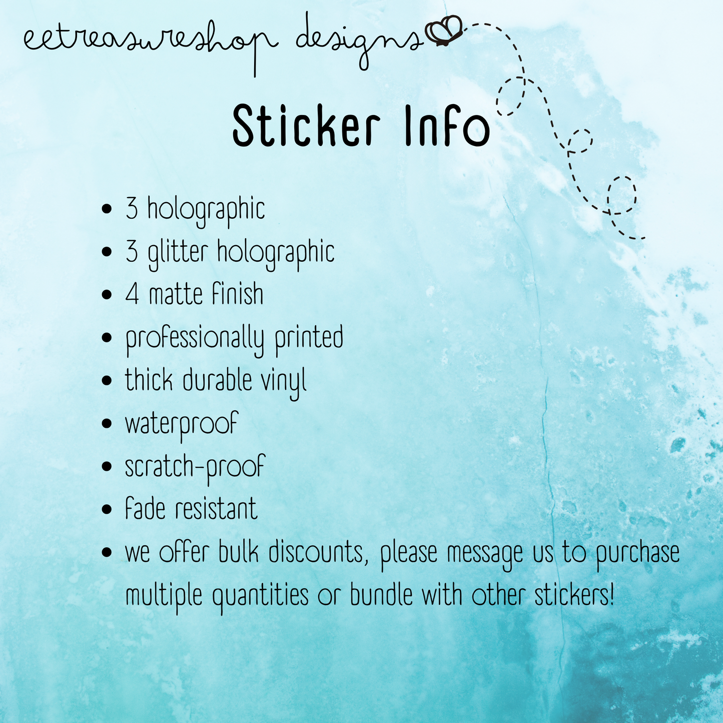 Swiftie Taylor Swift Inspired Waterproof Vinyl 8 Sticker Bundle