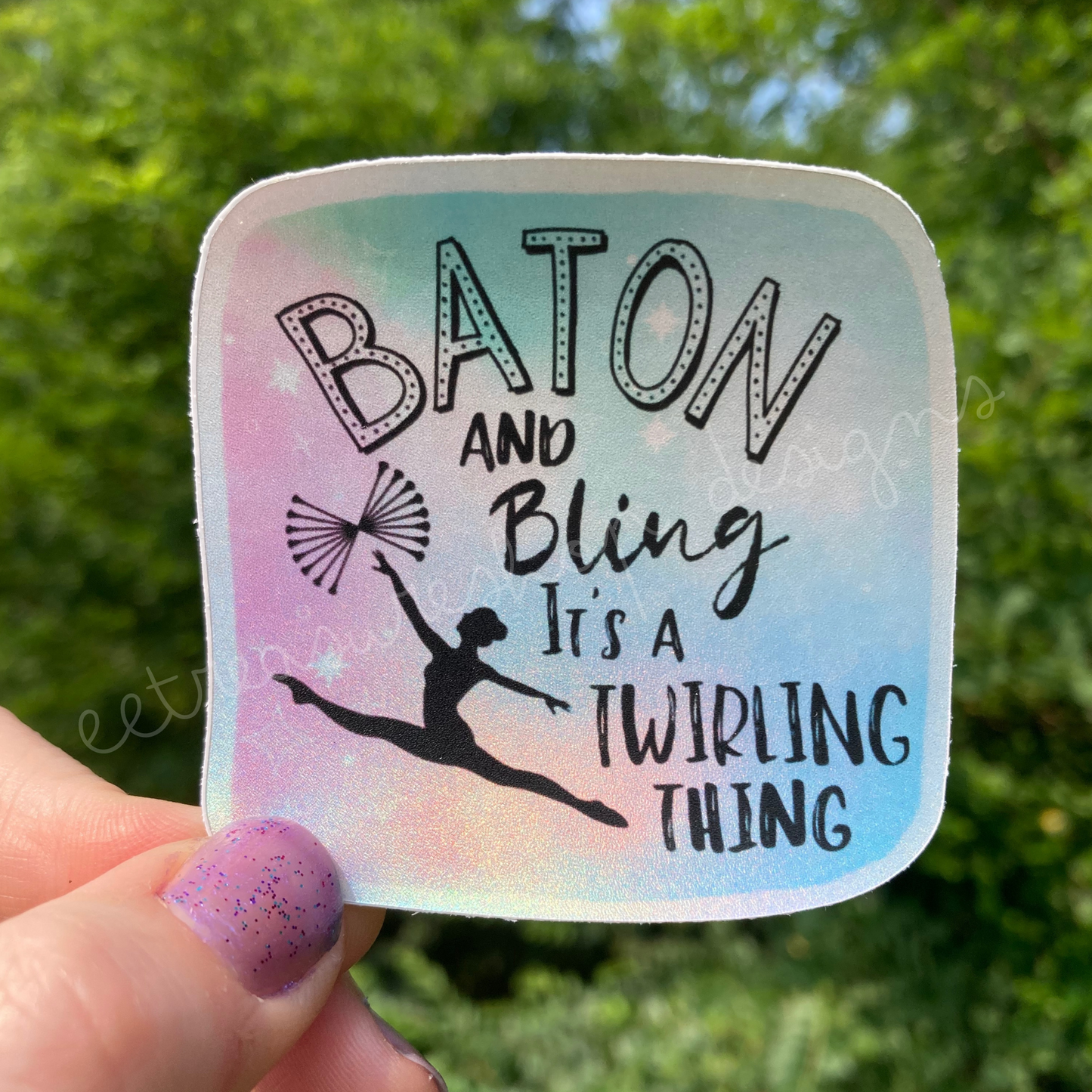 Baton Twirler 8 Sticker Bundle