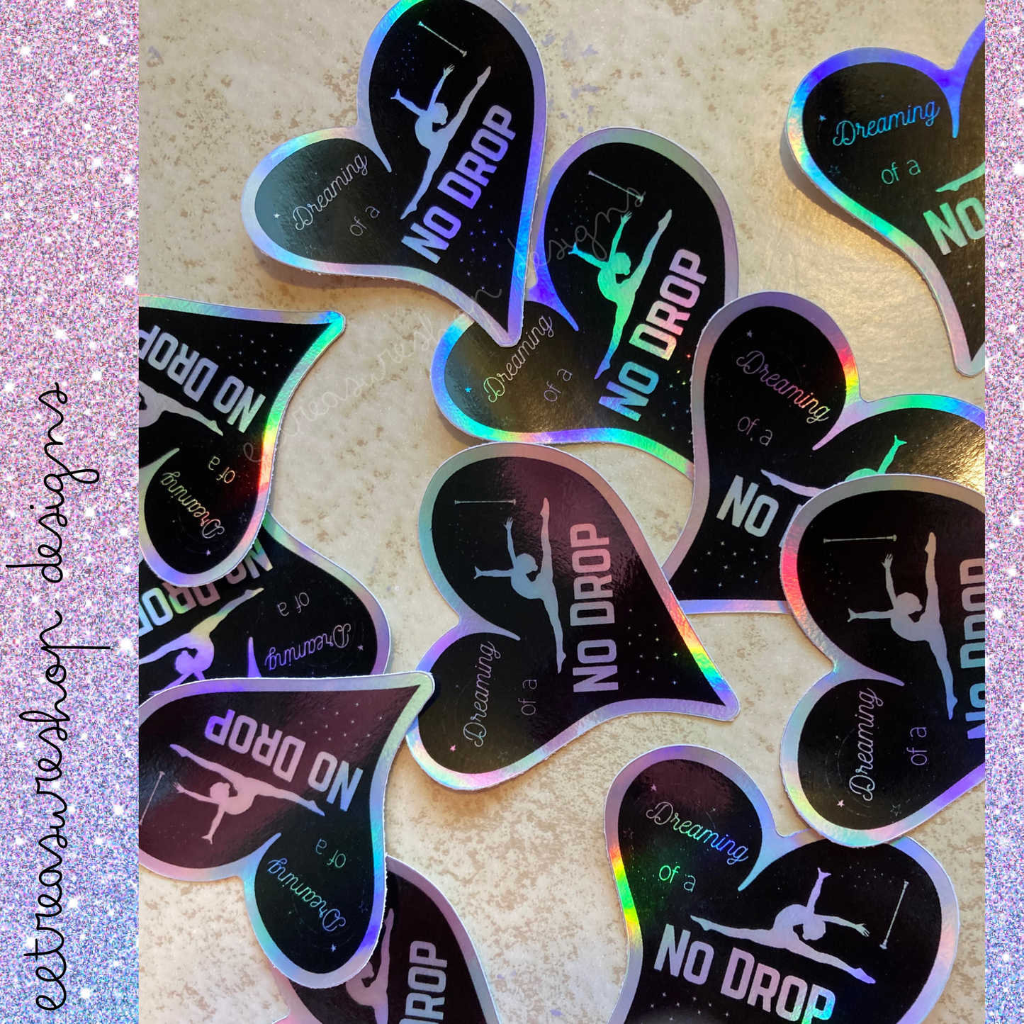 Dreaming of a No Drop Baton Twirler Waterproof Vinyl Sticker