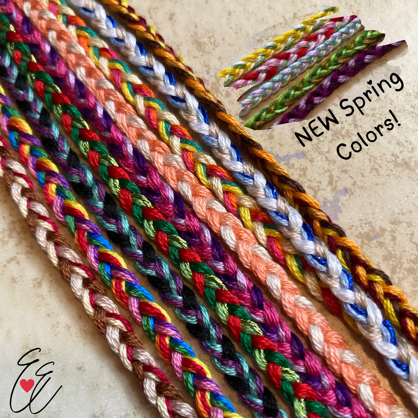 Custom Thread Braided Waterproof Anklets