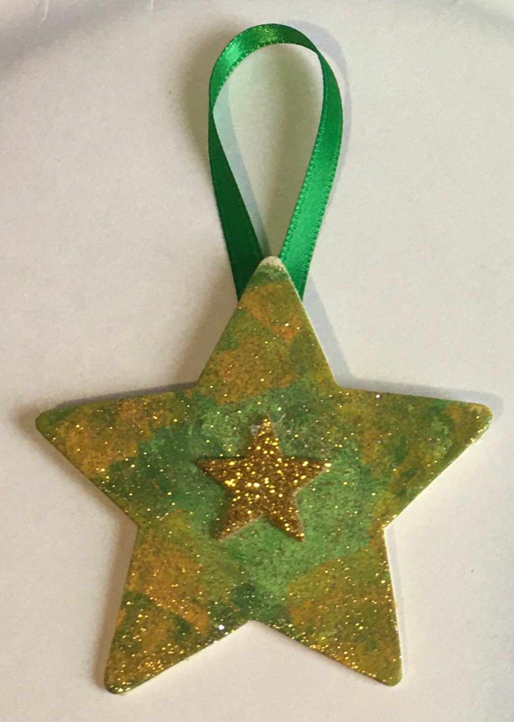 Handpainted Christmas Ornaments, Set of 4