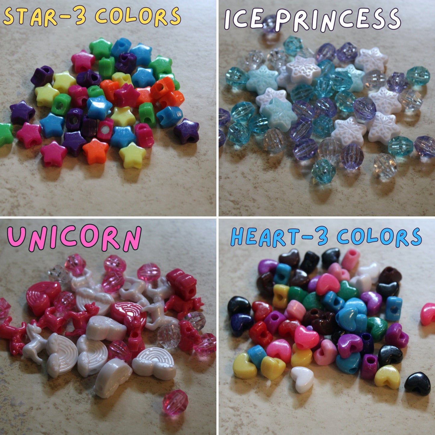 Custom Name Thread and Bead Backpack Zipper Charm, Fun Themes