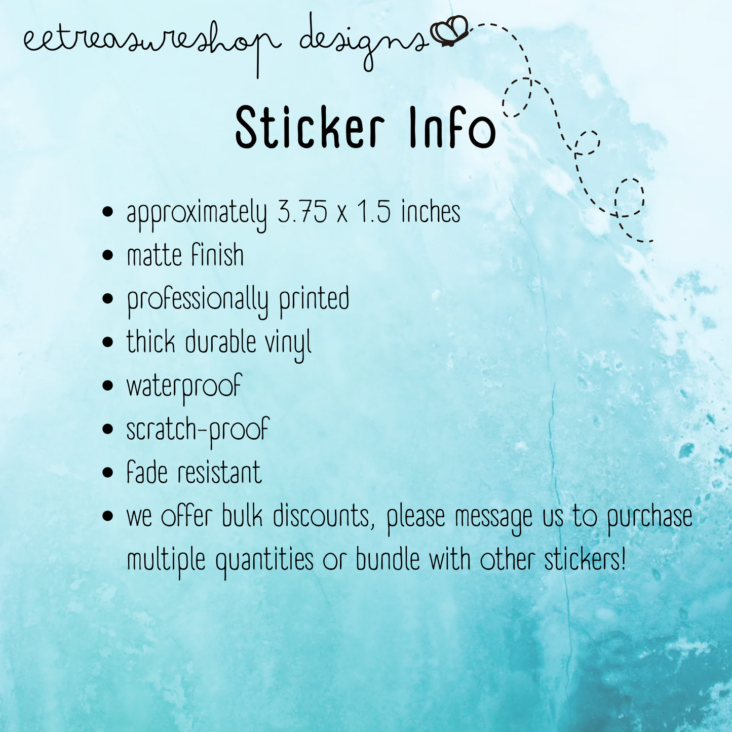 Swiftie Taylor Swift Inspired Waterproof Vinyl Sticker