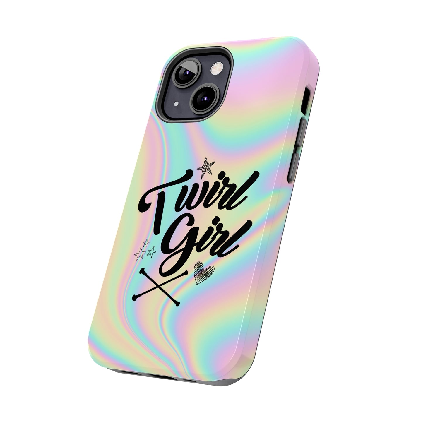 Twirl Girl Phone Case for iPhone, Baton Twirler Phone Case, Twirler Gift